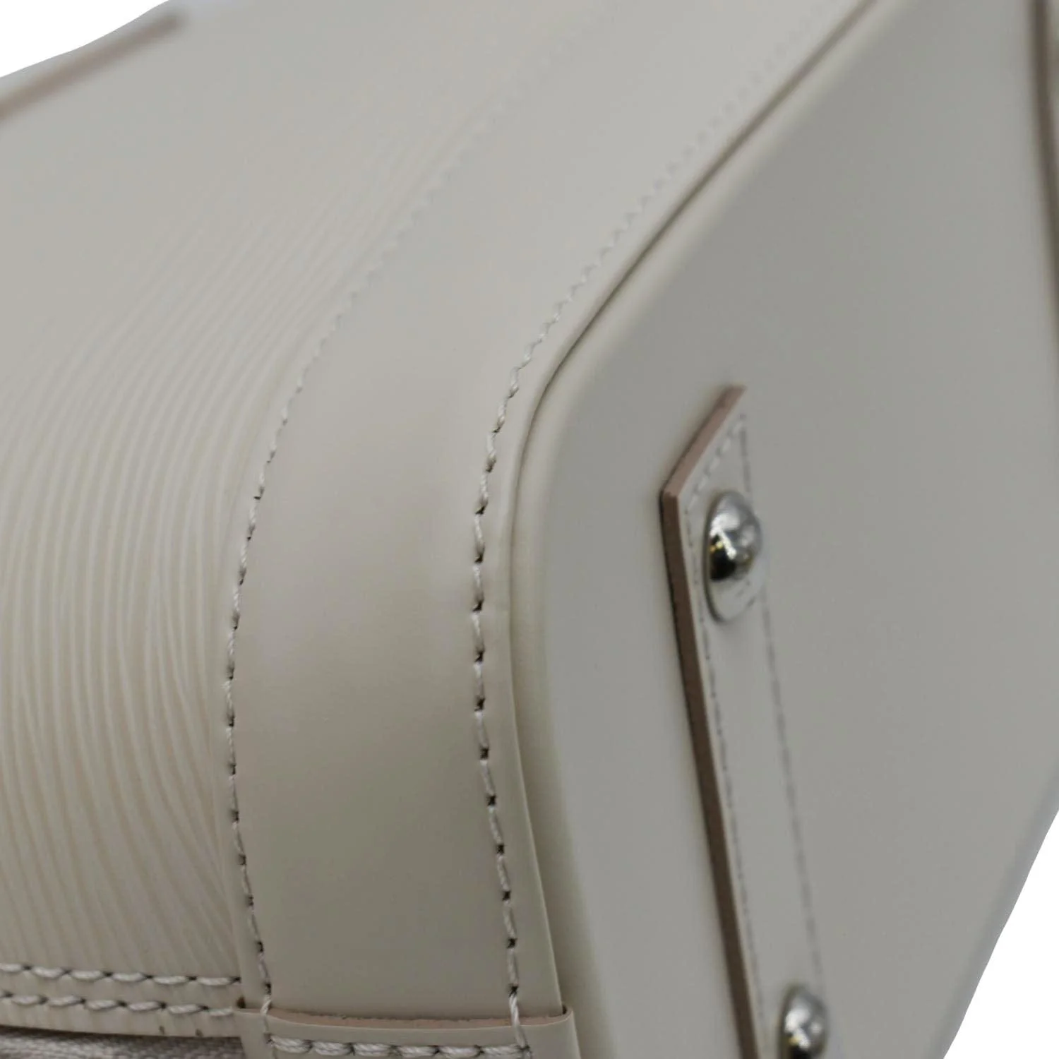 LOUIS VUITTON Alma BB Jacquard Epi Leather Crossbody Bag Cream - Image 9