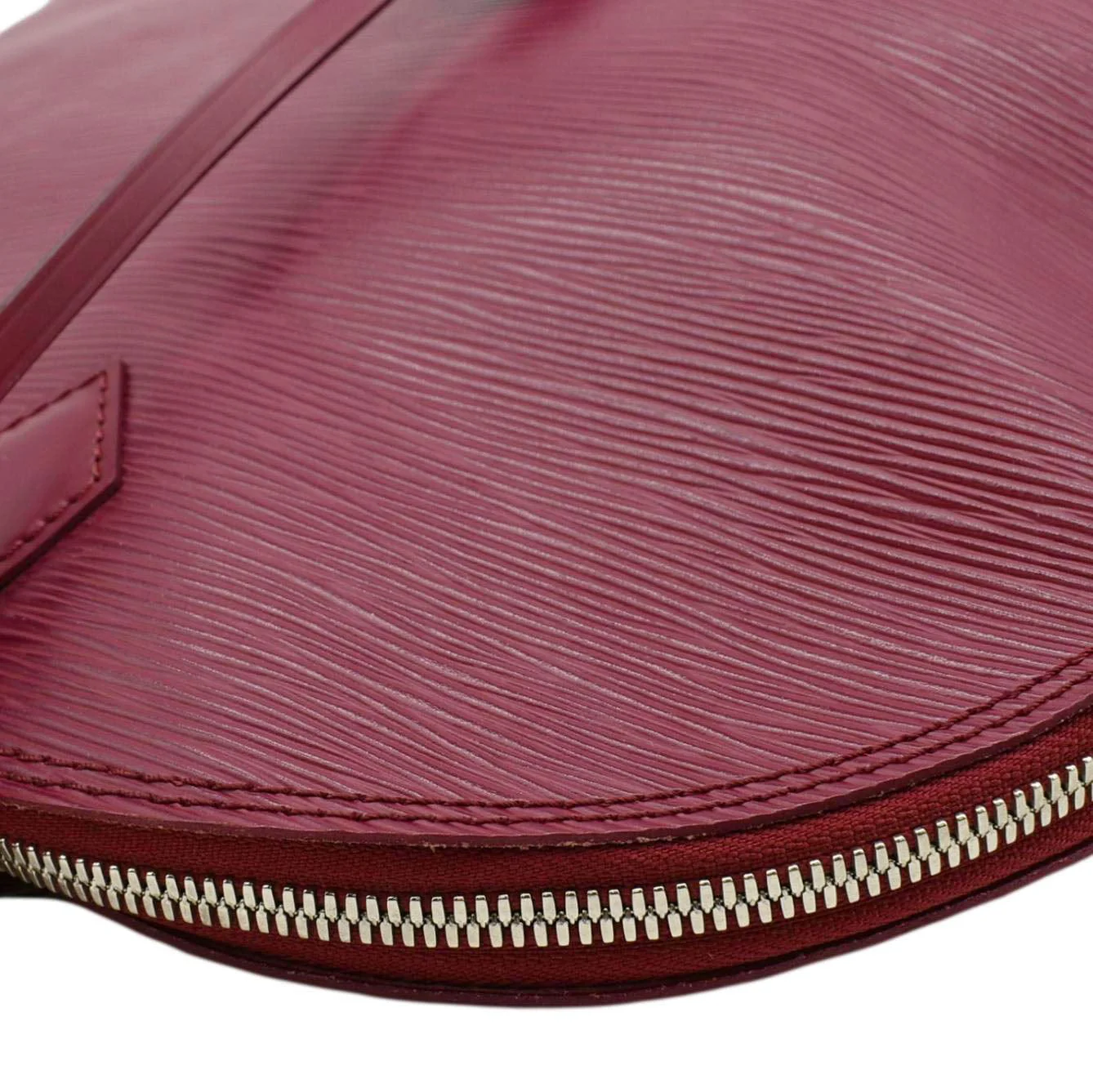 LOUIS VUITTON Alma GM Epi Leather Satchel Shoulder Bag Fuchsia - Image 6