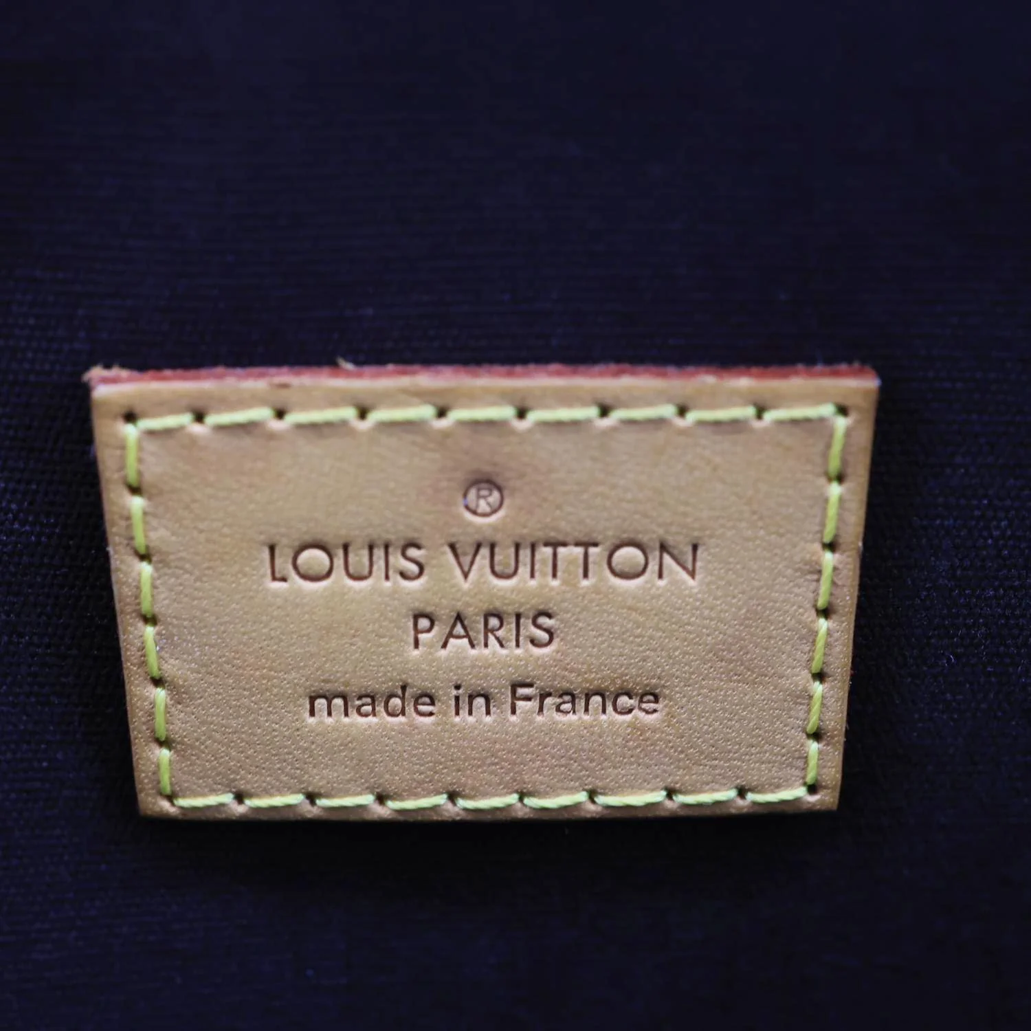 LOUIS VUITTON Montana Monogram Vernis Satchel Bag Amarante - Image 13