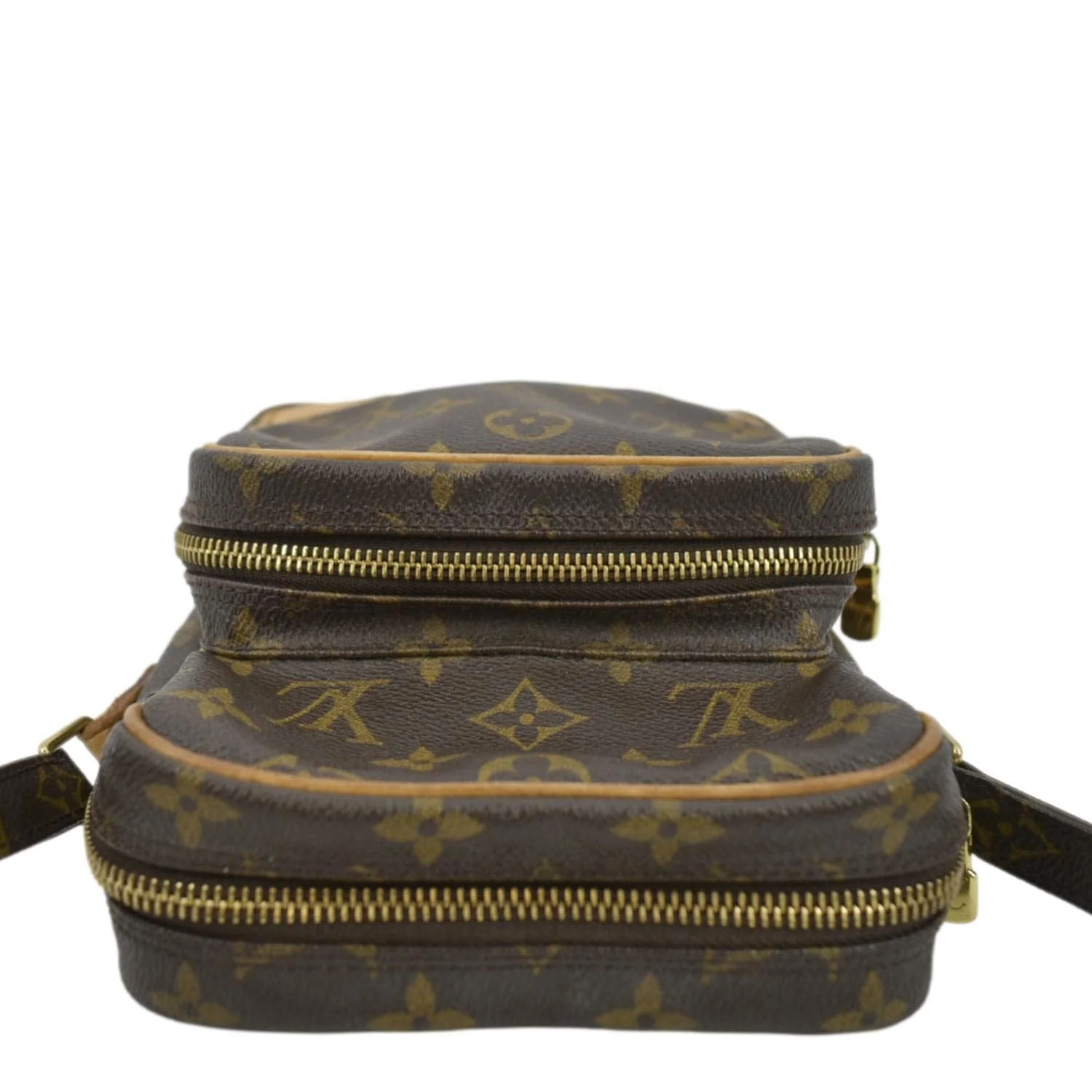 LOUIS VUITTON Amazone Monogram Canvas Crossbody Bag Brown - Image 3