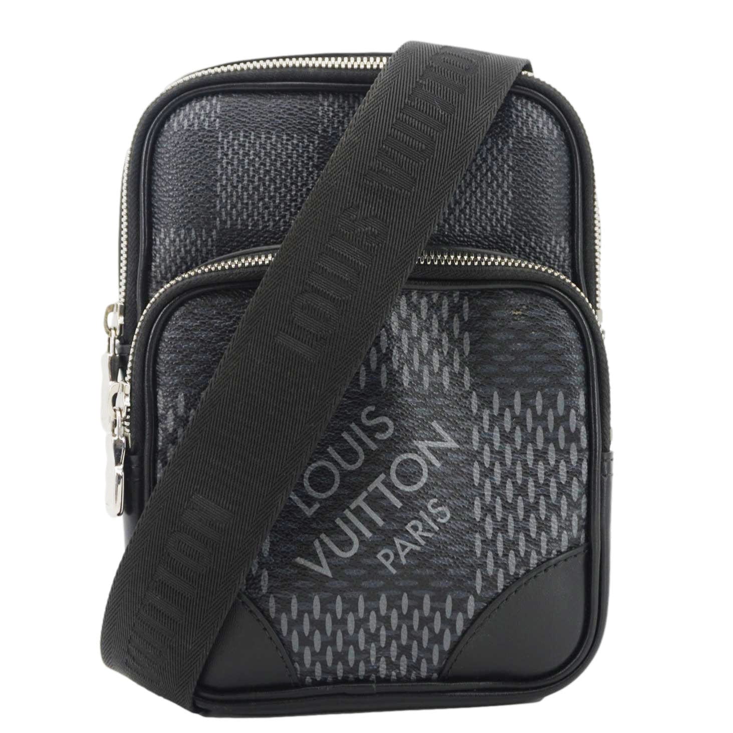 Louis Vuitton 3D Amazone Damier Graphite Crossbody Bag Black