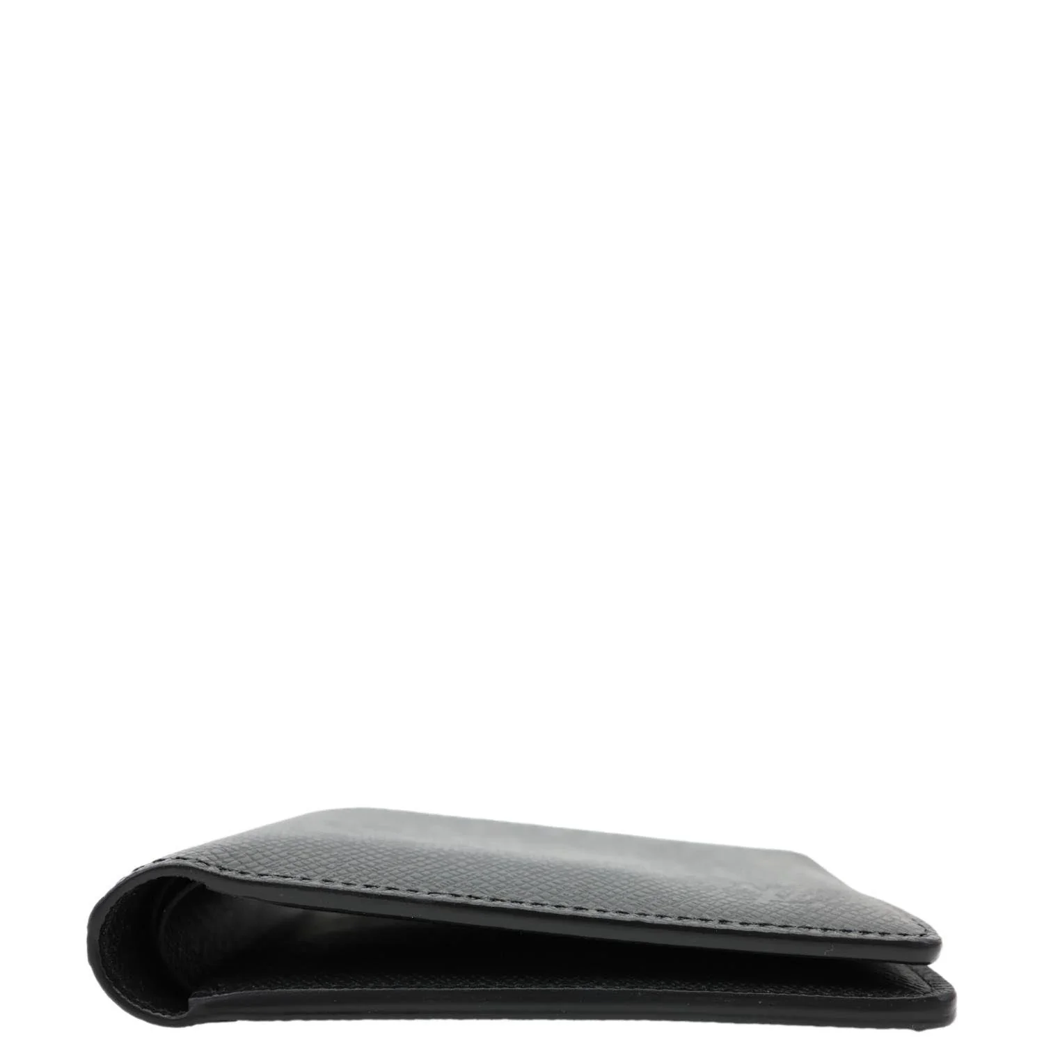 LOUIS VUITTON Amerigo Taiga Leather Wallet Black - Image 7
