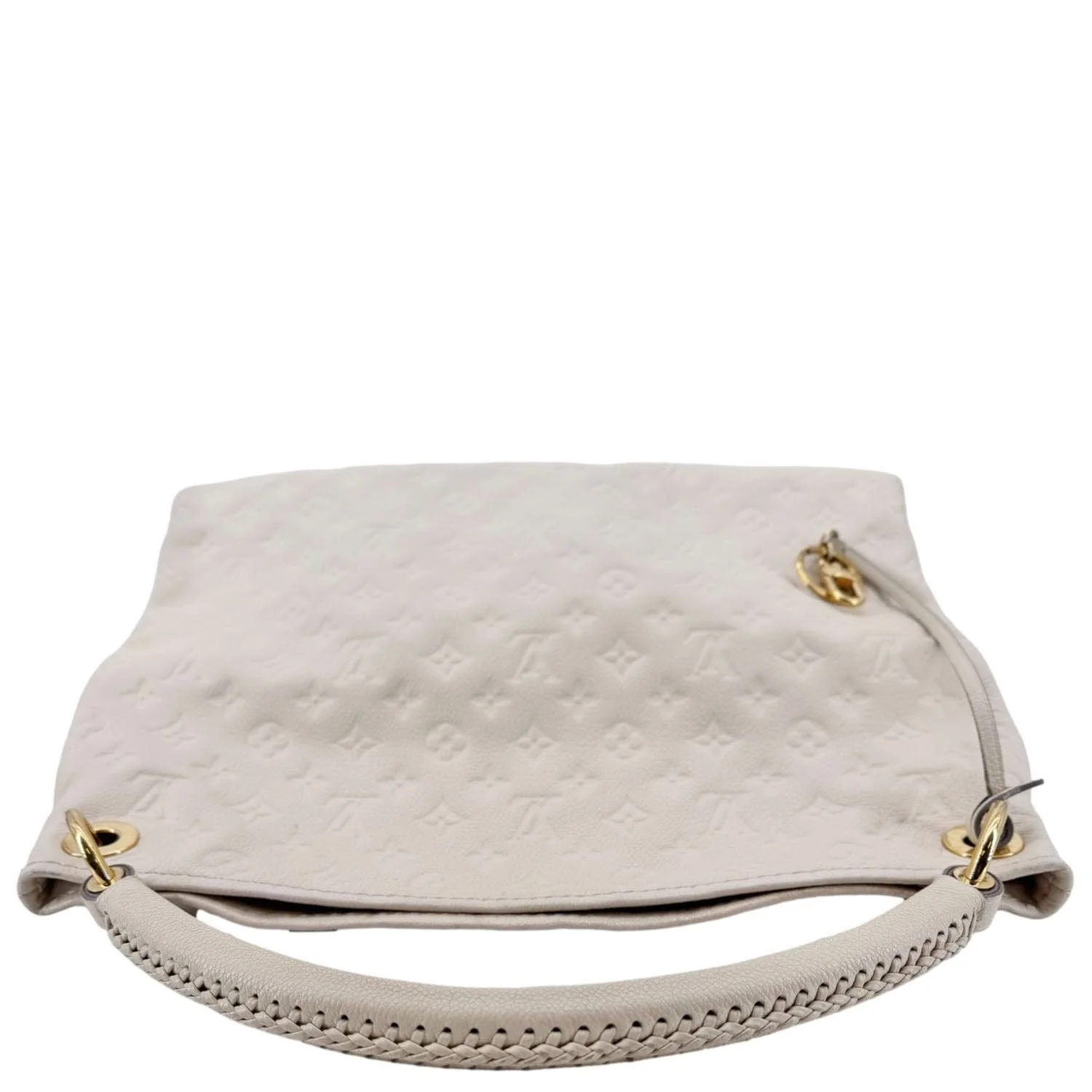 LOUIS VUITTON Artsy MM Monogram Empreinte Leather Hobo Bag Off White - Image 6