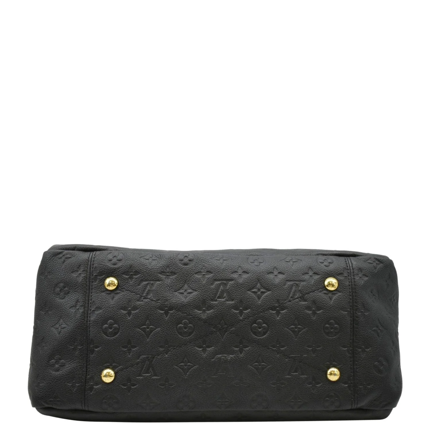LOUIS VUITTON Artsy MM Monogram Empreinte Leather Shoulder Bag Noir Black - Image 9