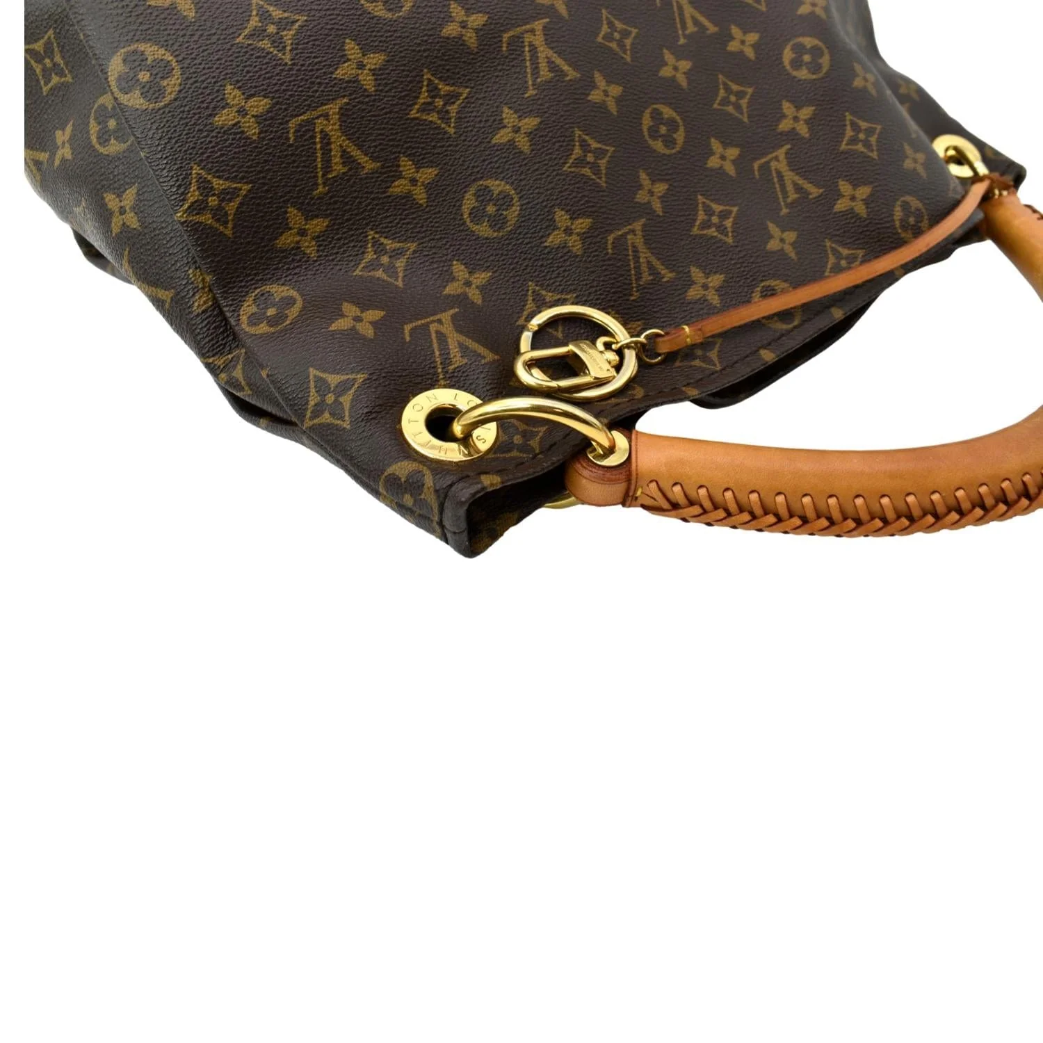 LOUIS VUITTON Artsy MM Monogram Canvas Hobo Bag Brown - Image 6