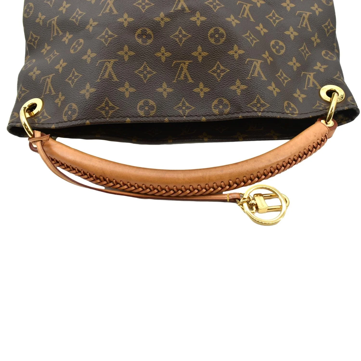 LOUIS VUITTON Artsy MM Monogram Canvas Hobo Bag Brown - Image 4
