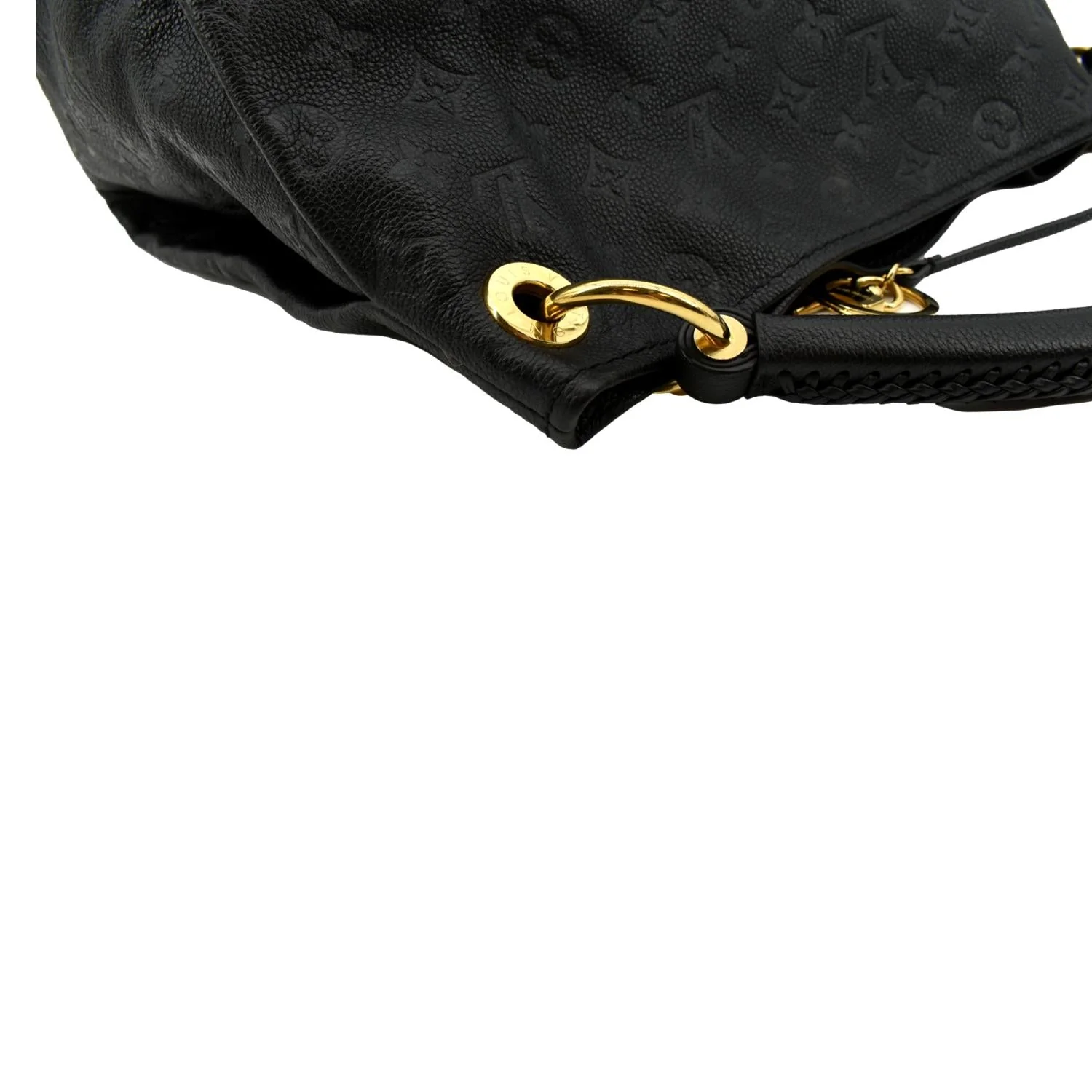 LOUIS VUITTON Artsy MM Empreinte Leather Hobo Bag Black - Image 6