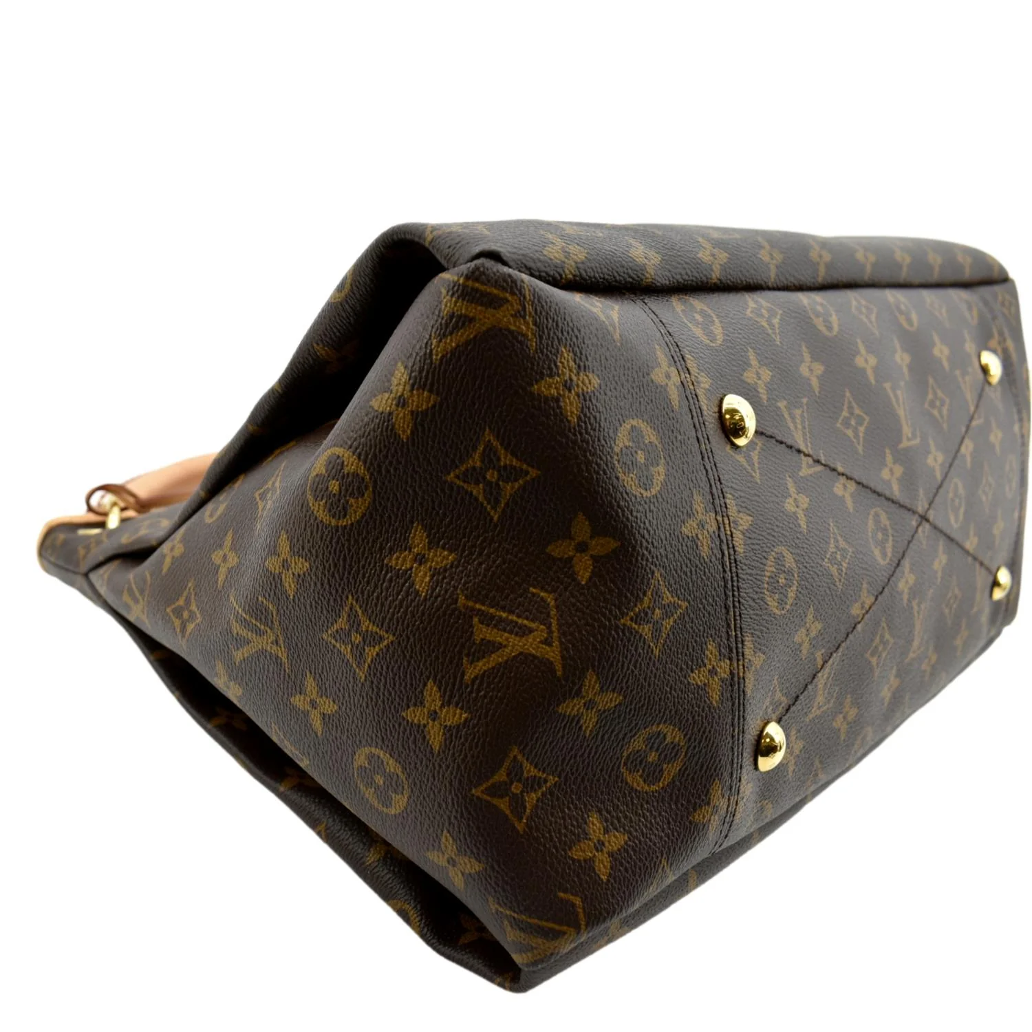 LOUIS VUITTON Artsy MM Monogram Canvas Hobo Bag Brown - Image 7