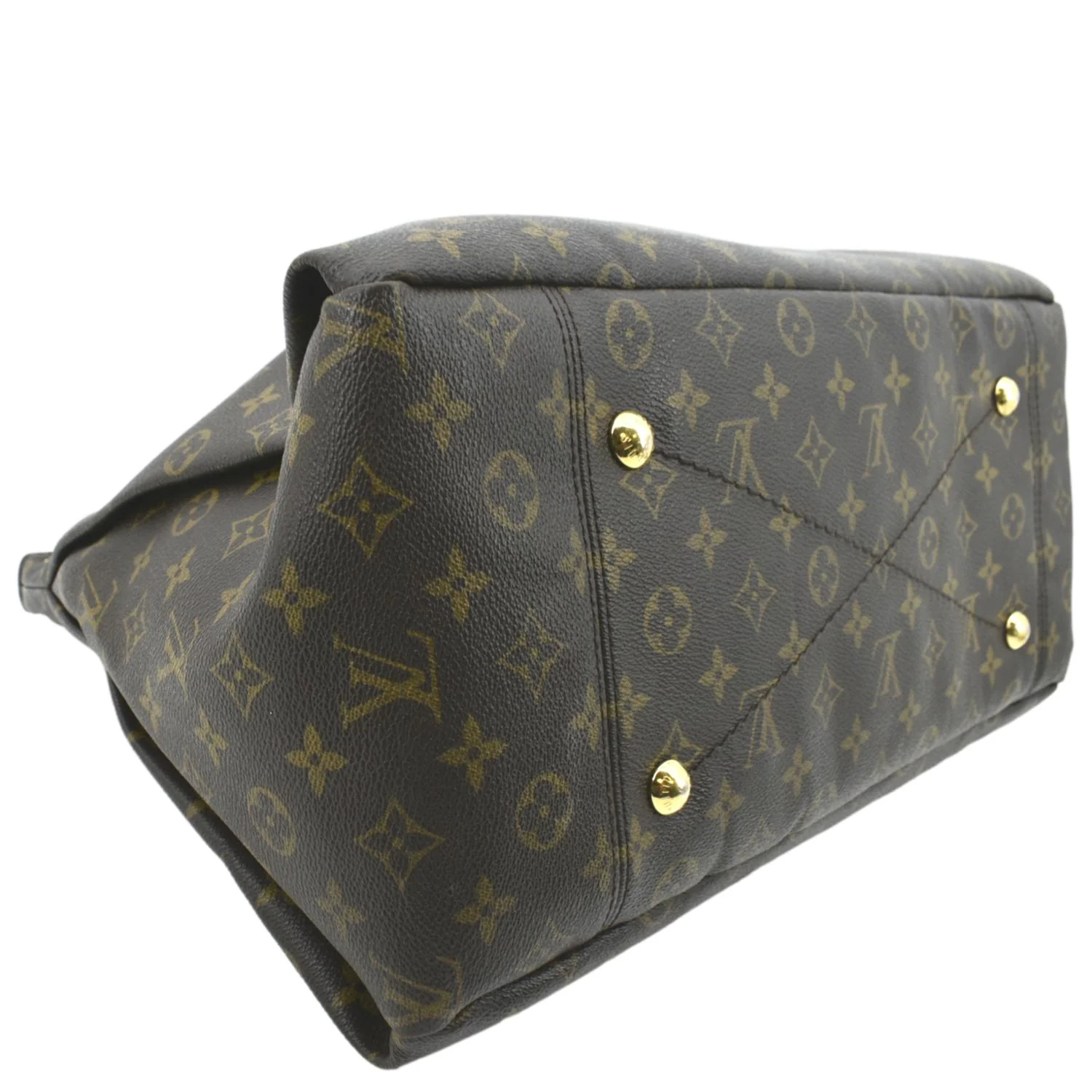 LOUIS VUITTON Artsy MM Monogram Canvas Shoulder Bag Brown - Image 8