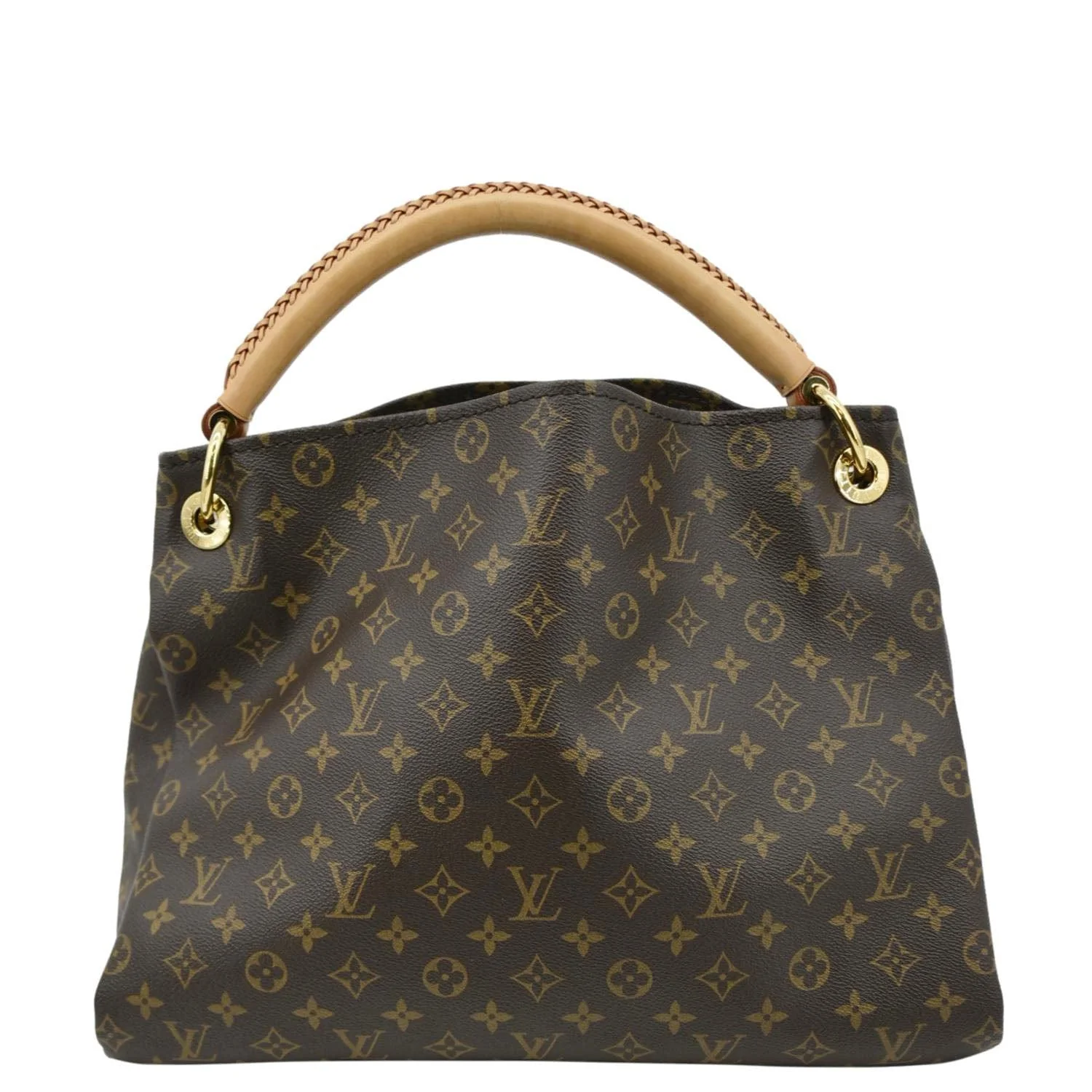 LOUIS VUITTON Artsy MM Monogram Canvas Hobo Bag Brown - Image 4