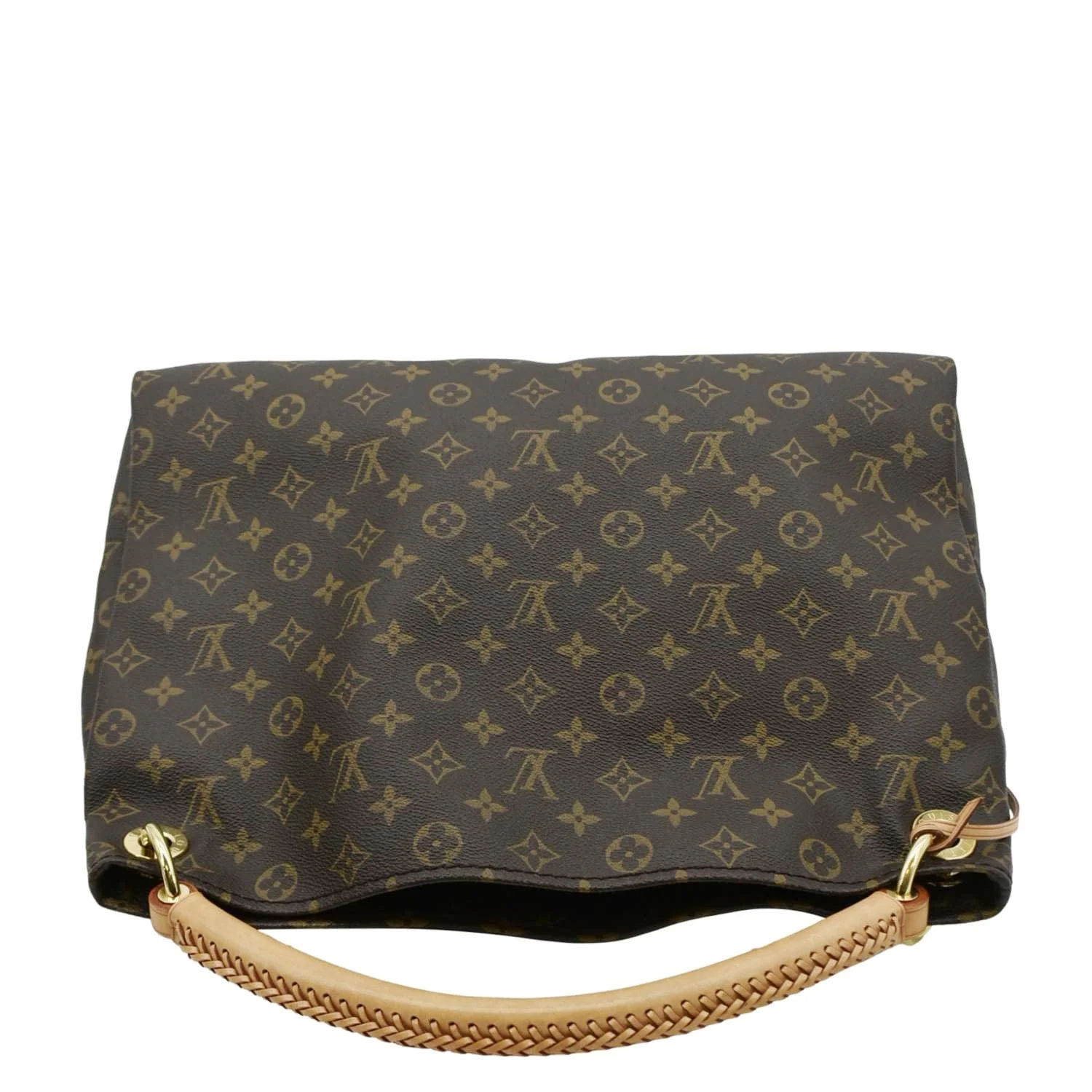 LOUIS VUITTON Artsy MM Monogram Canvas Hobo Bag Brown - Image 5