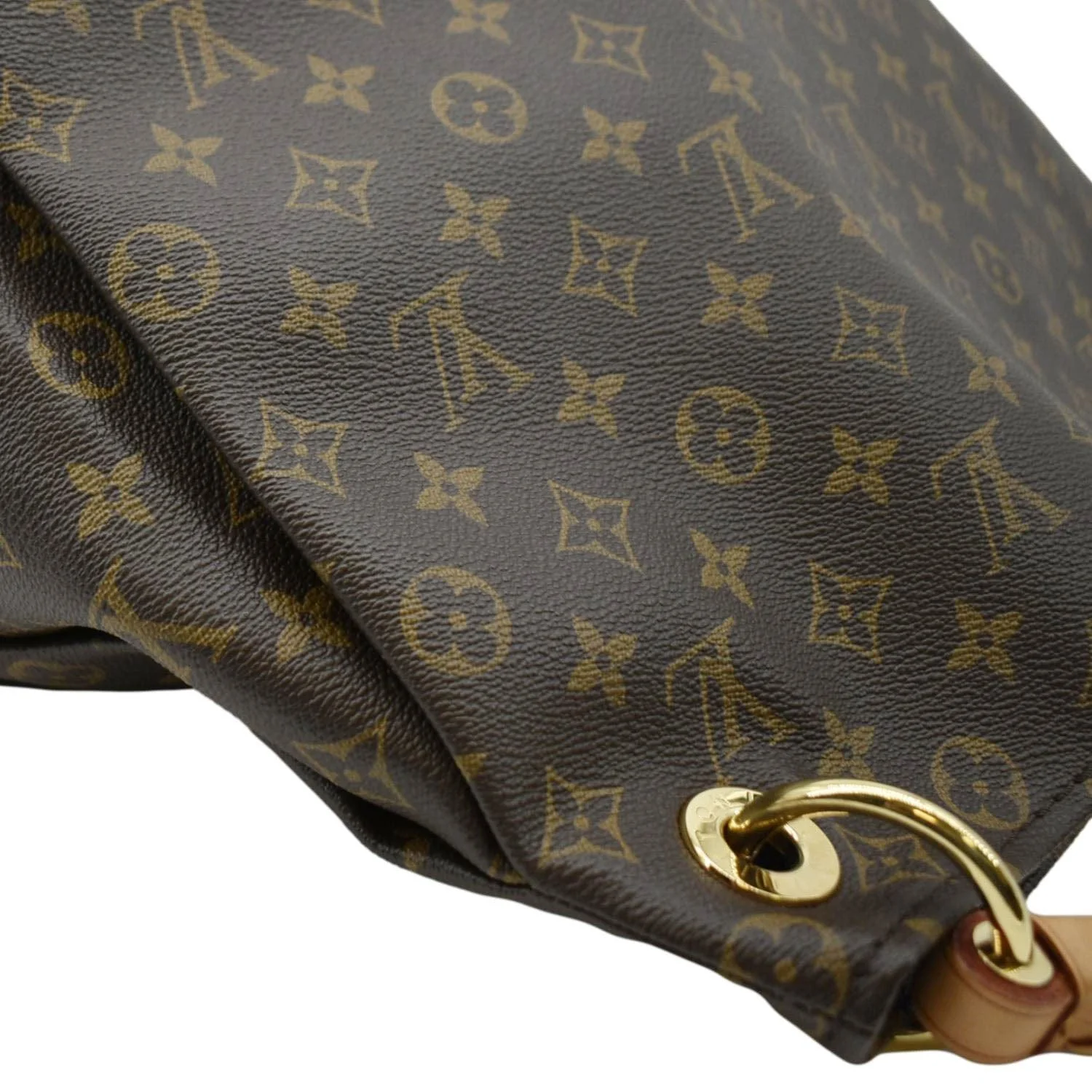LOUIS VUITTON Artsy MM Monogram Canvas Hobo Bag Brown - Image 6
