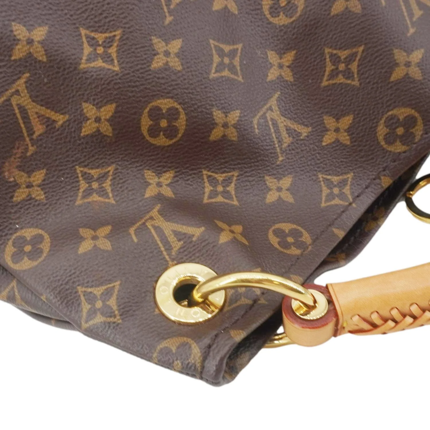 LOUIS VUITTON Artsy MM Monogram Canvas Shoulder Bag Brown - Image 6