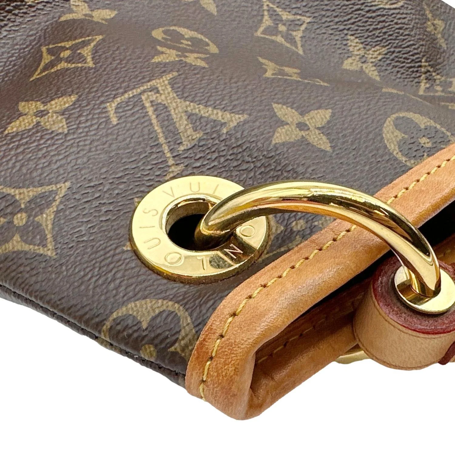 LOUIS VUITTON Artsy MM Monogram Canvas Shoulder Bag Brown - Image 7