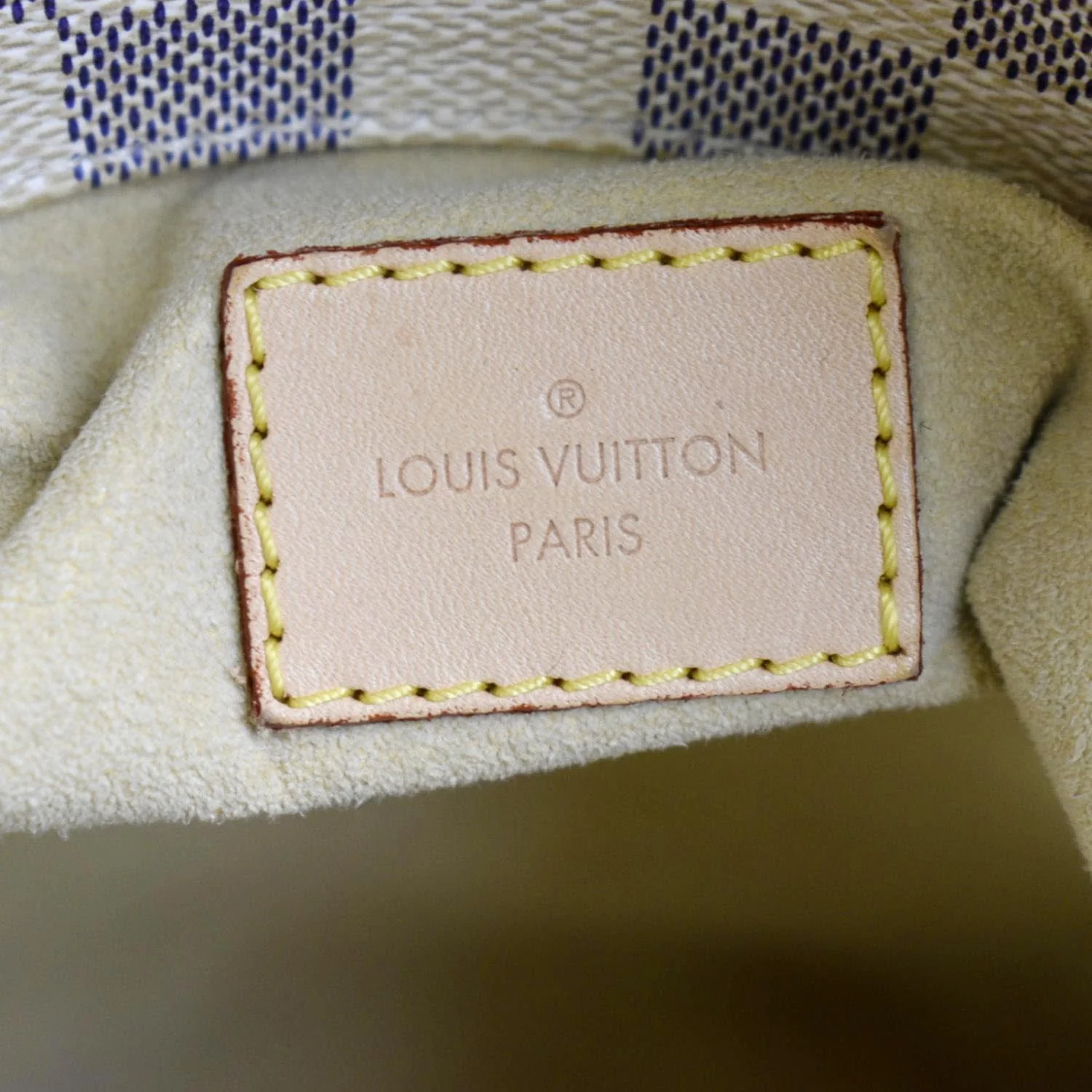 LOUIS VUITTON Artsy MM Damier Azur Hobo Bag White - Image 12