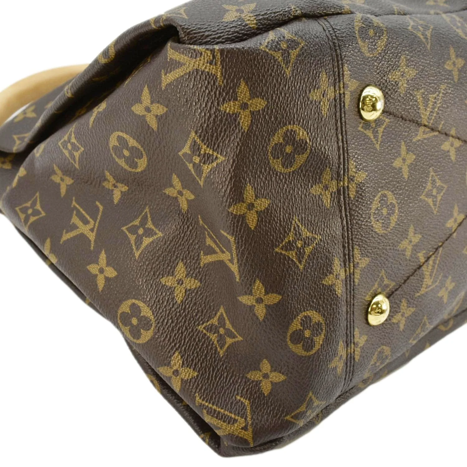 LOUIS VUITTON Artsy MM Monogram Canvas Hobo Shoulder Bag Brown - Image 10