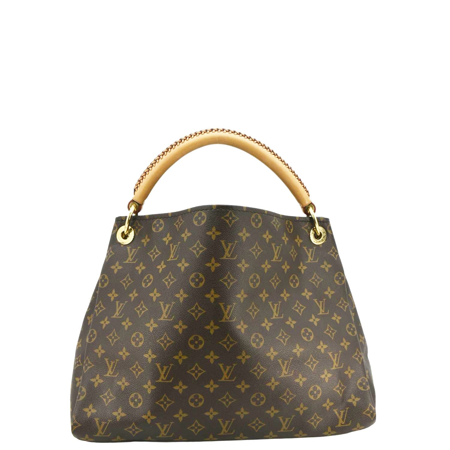 LOUIS VUITTON Artsy MM Monogram Canvas Hobo Bag Brown - Image 3
