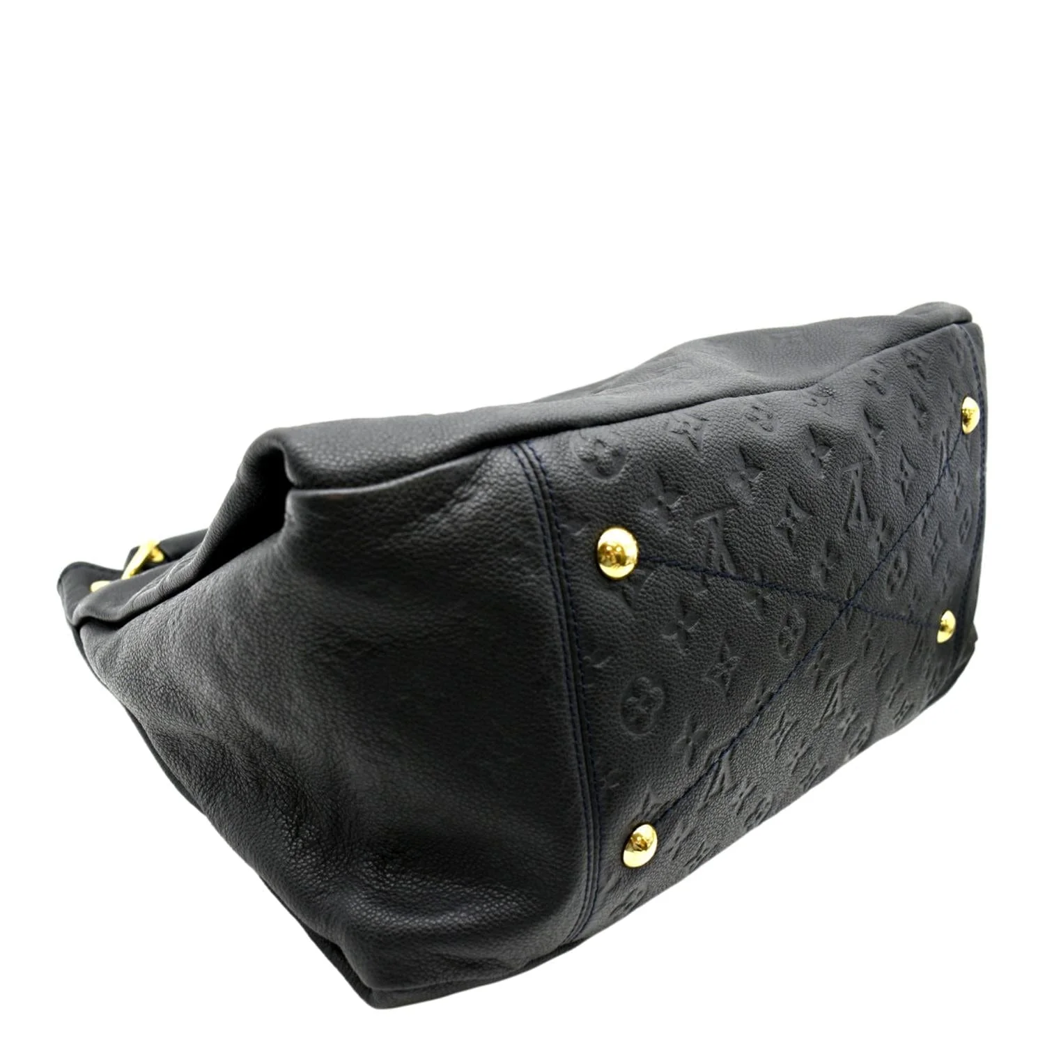LOUIS VUITTON Artsy MM Empreinte Leather Hobo Bag Black - Image 8