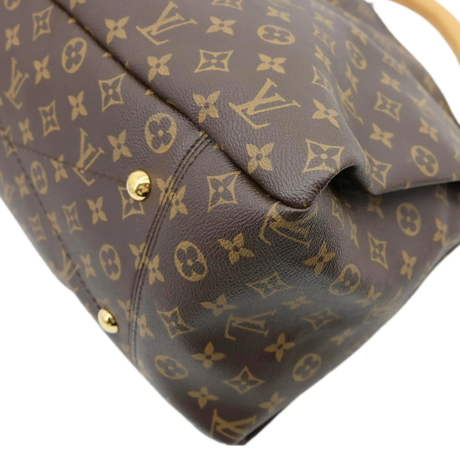 LOUIS VUITTON Artsy MM Monogram Canvas Hobo Bag Brown - Image 8