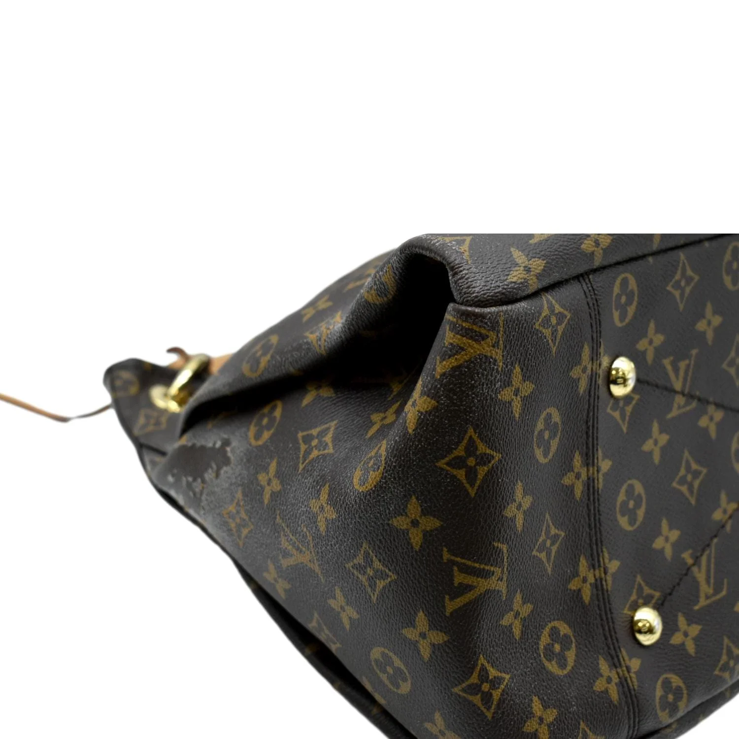LOUIS VUITTON Artsy MM Monogram Canvas Hobo Bag Brown - Image 10