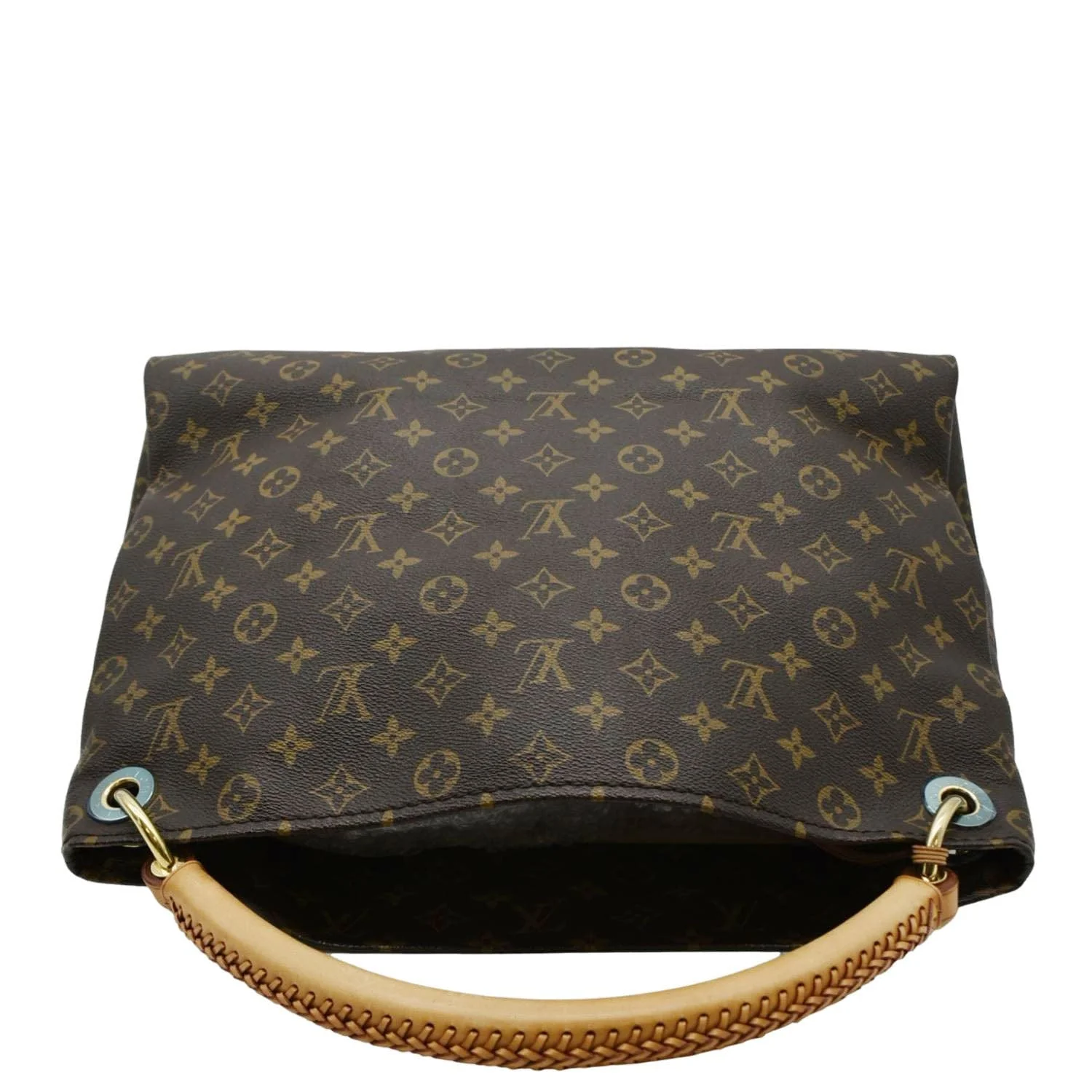 LOUIS VUITTON Artsy MM Monogram Canvas Hobo Bag Brown - Image 4
