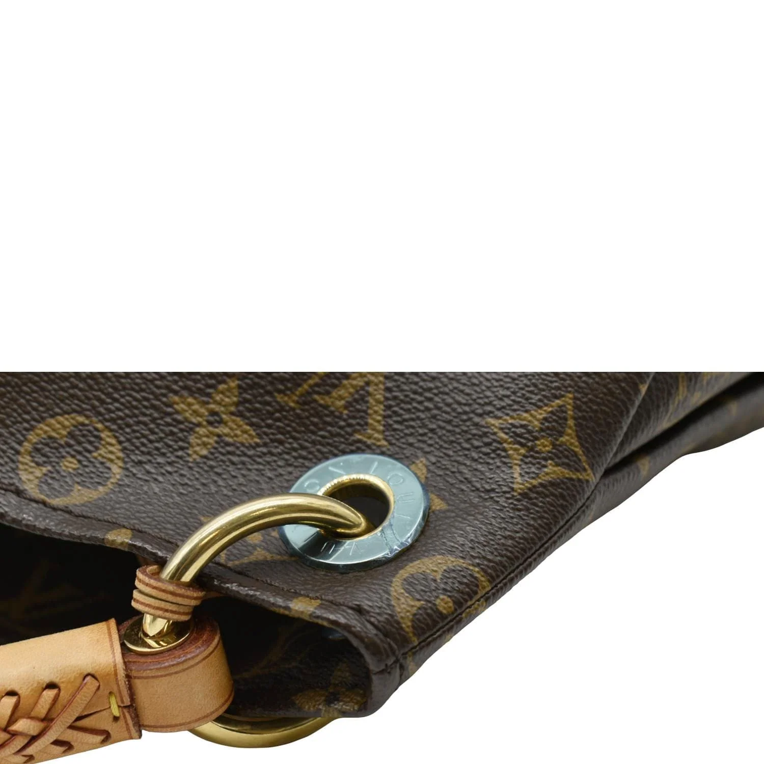 LOUIS VUITTON Artsy MM Monogram Canvas Hobo Bag Brown - Image 6