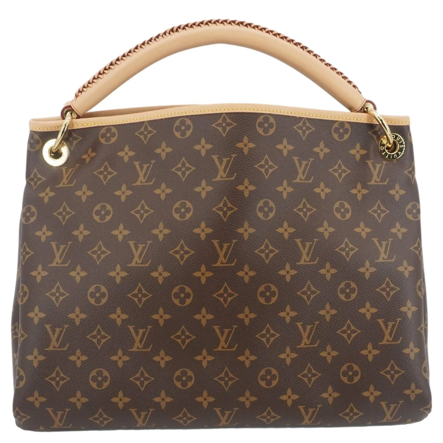 LOUIS VUITTON Artsy MM NM Monogram Canvas Shoulder Bag Brown - Image 4