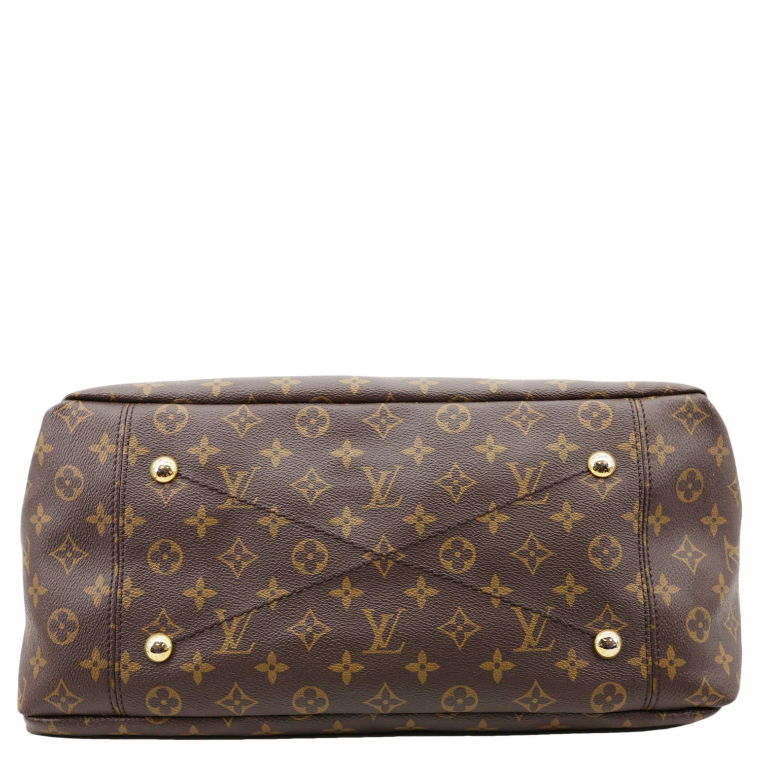 LOUIS VUITTON Artsy MM NM Monogram Canvas Shoulder Bag Brown - Image 9