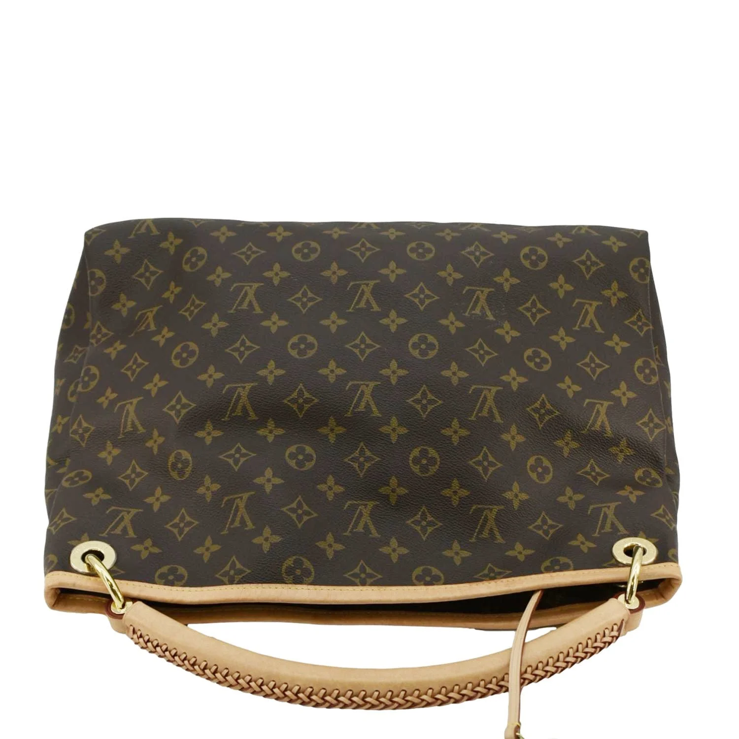 LOUIS VUITTON Artsy MM NM Monogram Canvas Shoulder Bag Brown - Image 5