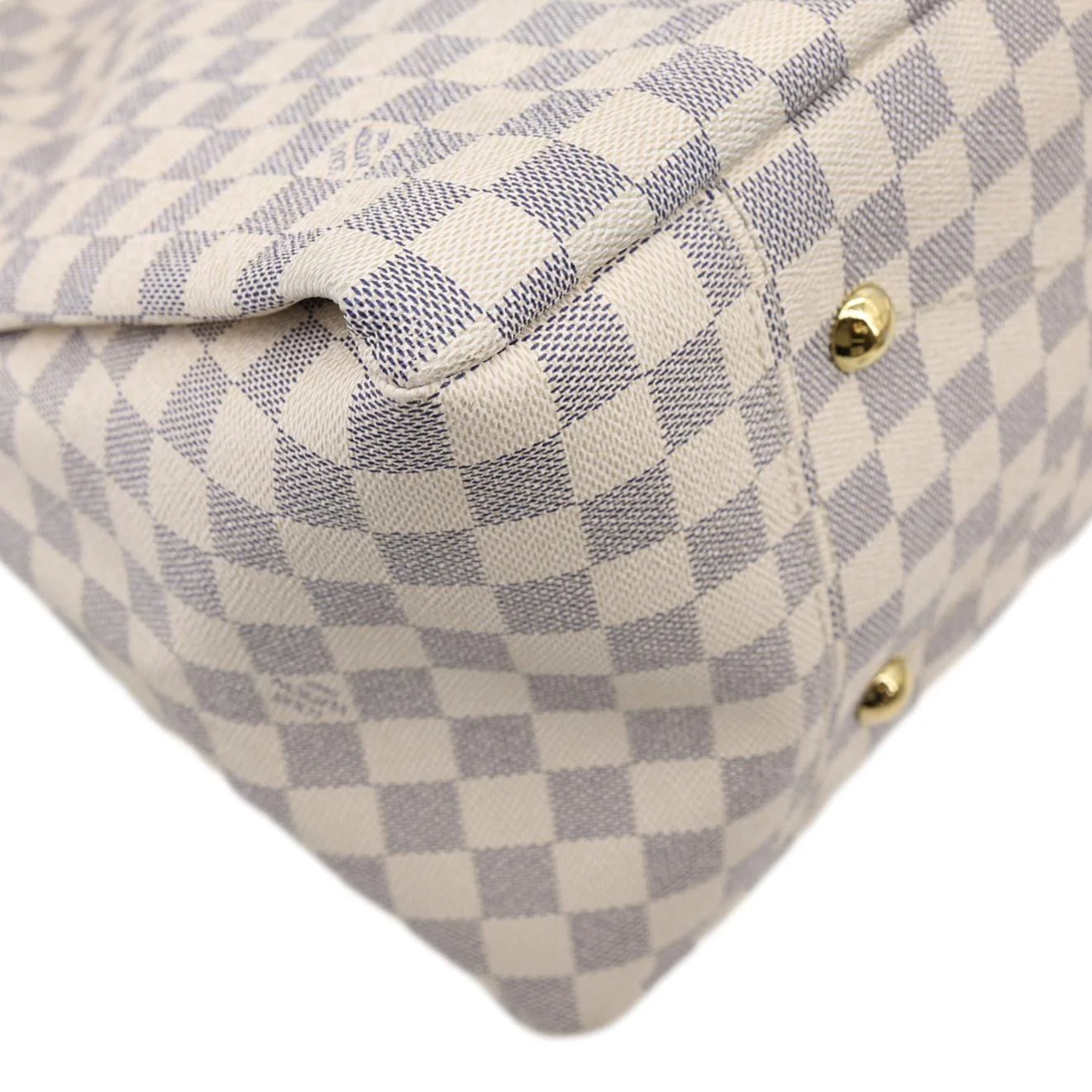 LOUIS VUITTON Artsy MM Damier Azur Hobo Bag White - Image 7
