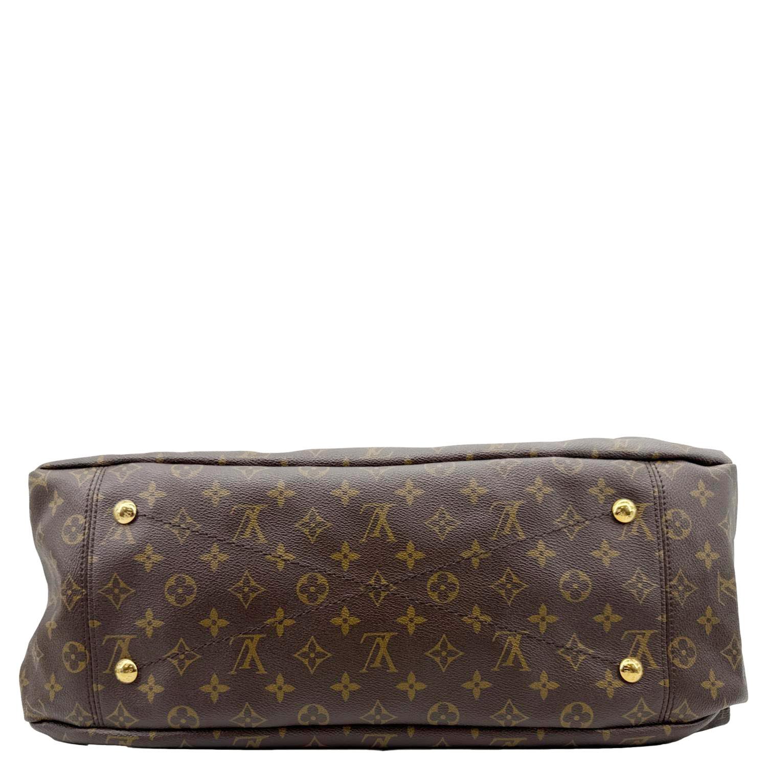 LOUIS VUITTON Artsy GM Monogram Canvas Hobo Bag Brown - Image 10