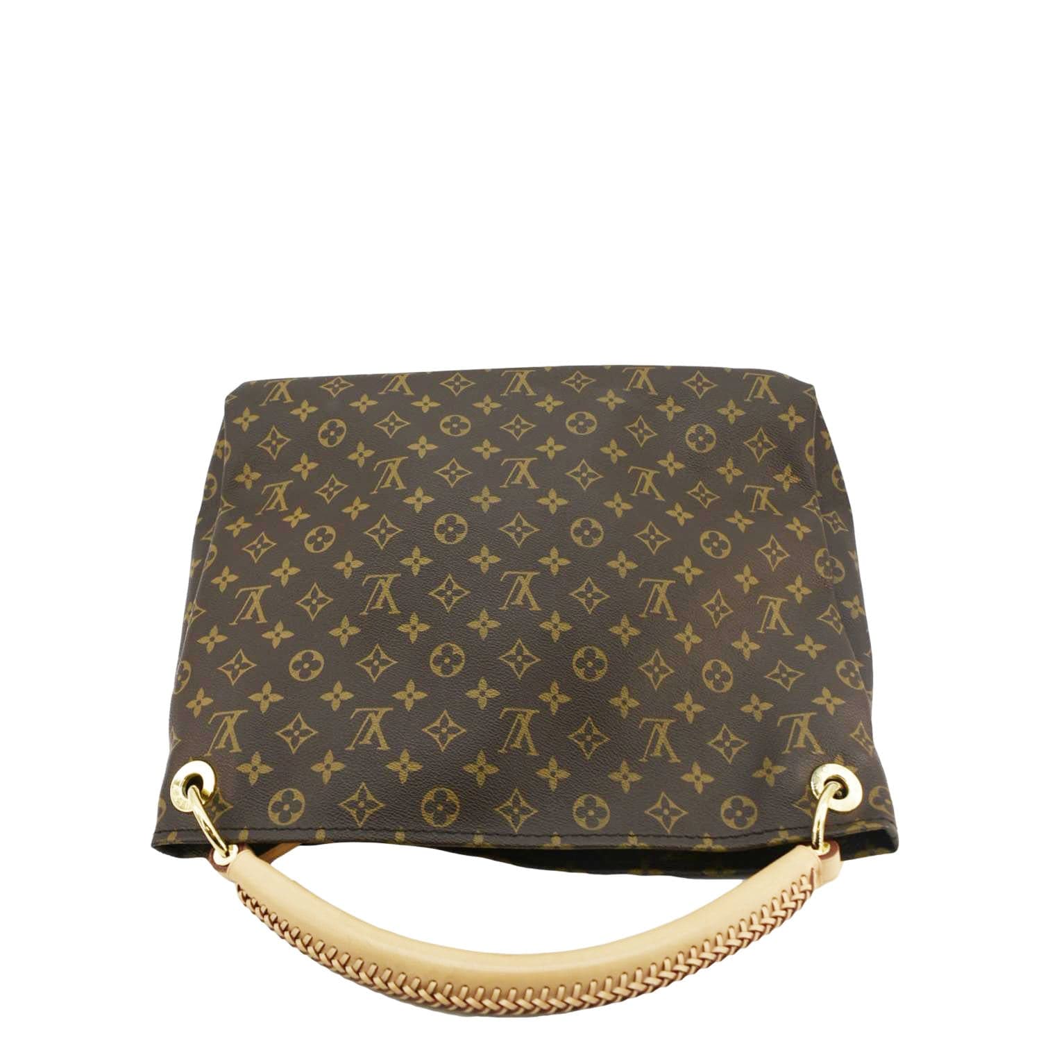 LOUIS VUITTON Artsy MM Monogram Canvas Hobo Bag Brown - Image 5