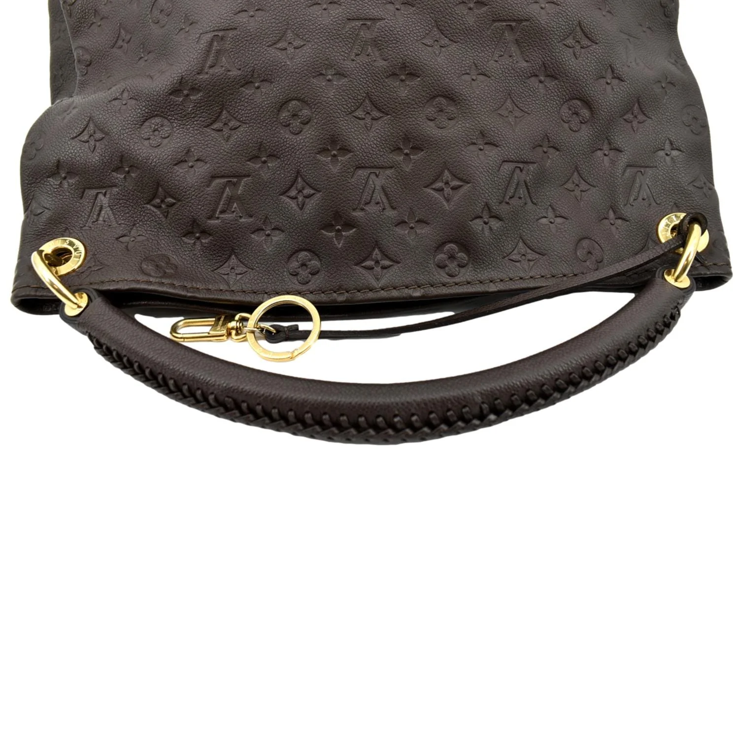 LOUIS VUITTON Artsy MM Empreinte Leather Hobo Bag Chocolate - Hot Deals - Image 4