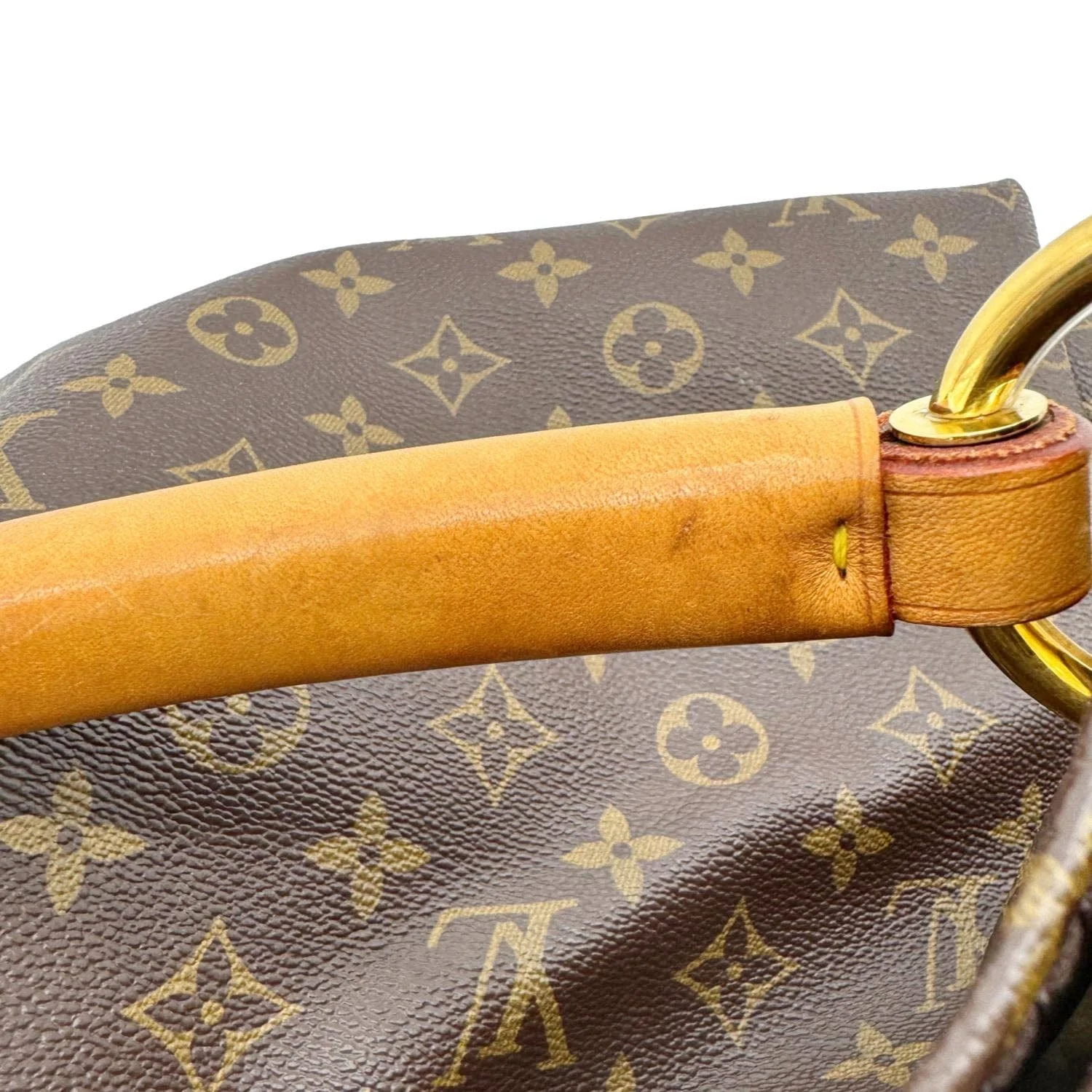 LOUIS VUITTON Artsy MM Monogram Canvas Hobo Bag Brown - Image 13