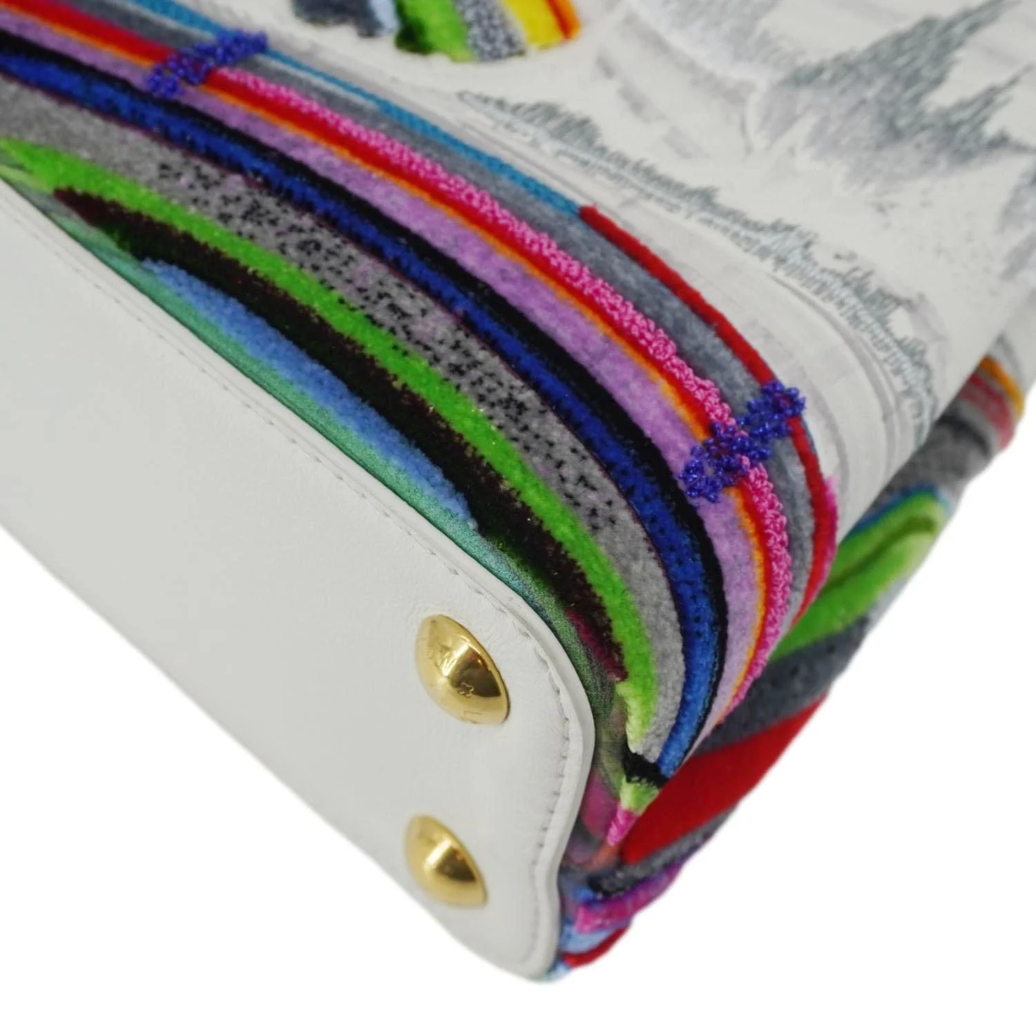 LOUIS VUITTON Artycapucines BB Huang Yuxing 145 of 200 Limited Edition Leather Shoulder Bag Multicolor - Image 11