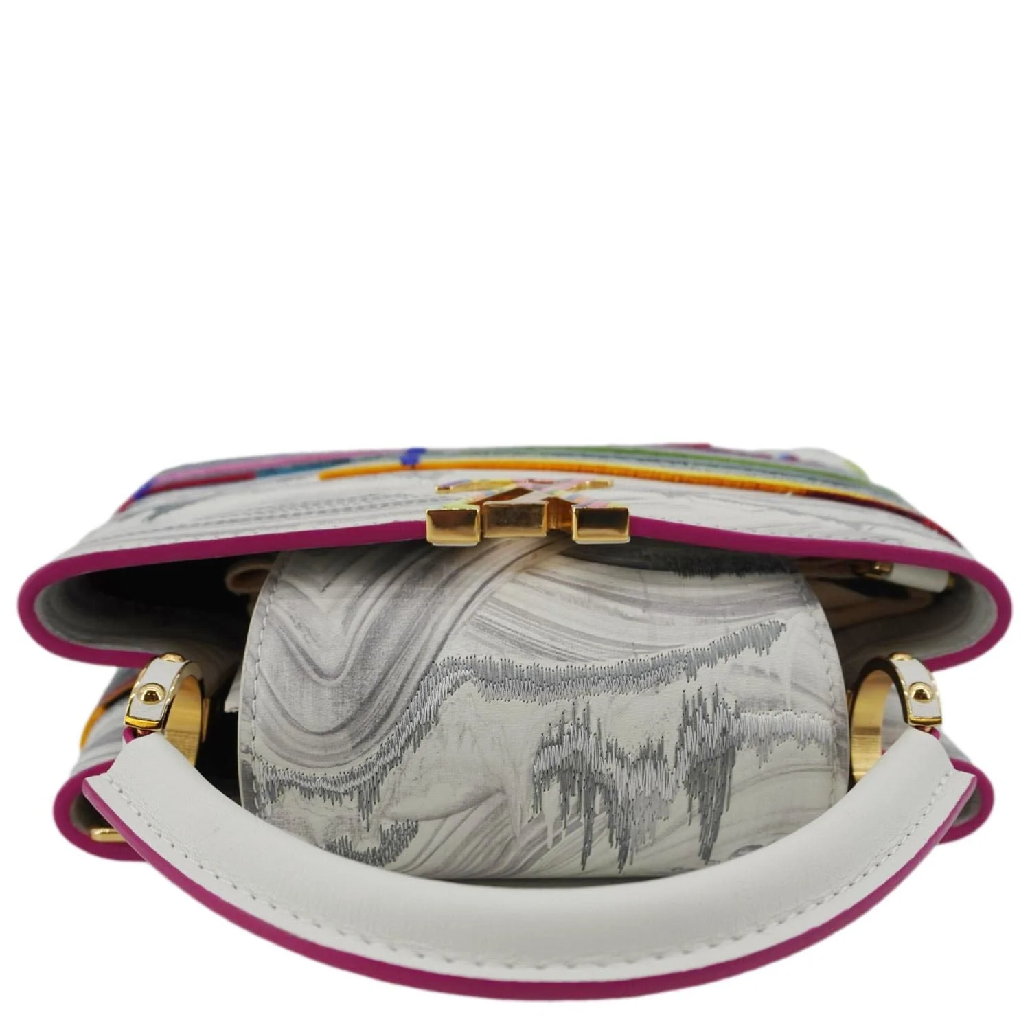 LOUIS VUITTON Artycapucines BB Huang Yuxing 145 of 200 Limited Edition Leather Shoulder Bag Multicolor - Image 4