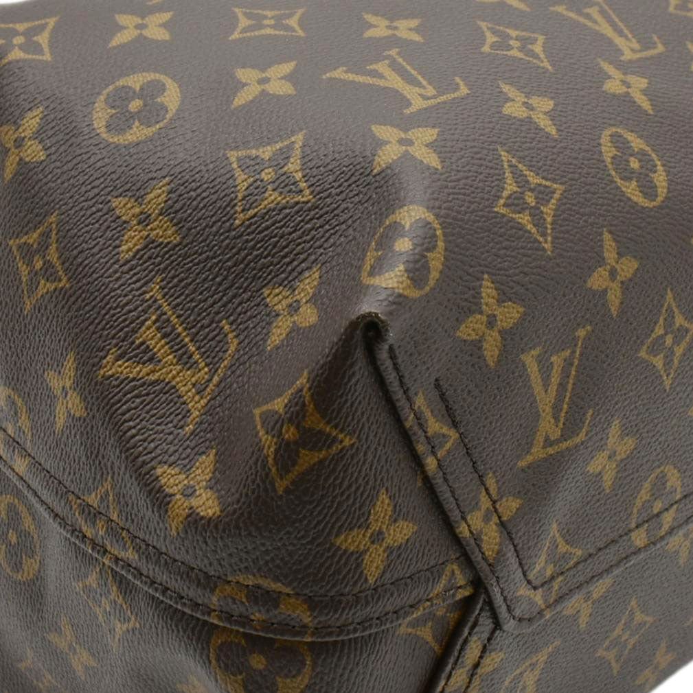 LOUIS VUITTON Atlantis GM Monogram Canvas Shoulder Bag Brown - Image 9