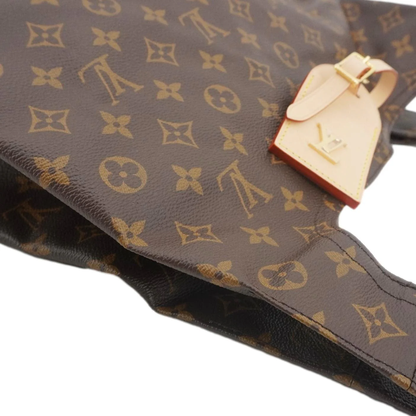 LOUIS VUITTON Atlantis GM Monogram Canvas Shoulder Bag Brown - Image 6