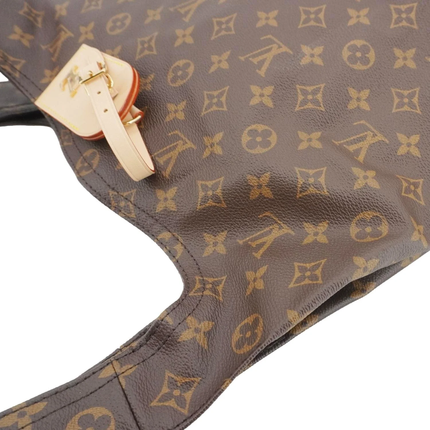 LOUIS VUITTON Atlantis GM Monogram Canvas Shoulder Bag Brown - Image 7