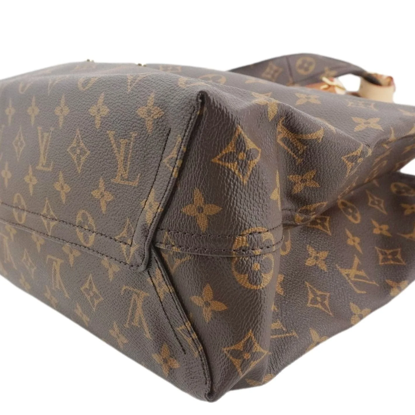 LOUIS VUITTON Atlantis GM Monogram Canvas Shoulder Bag Brown - Image 8