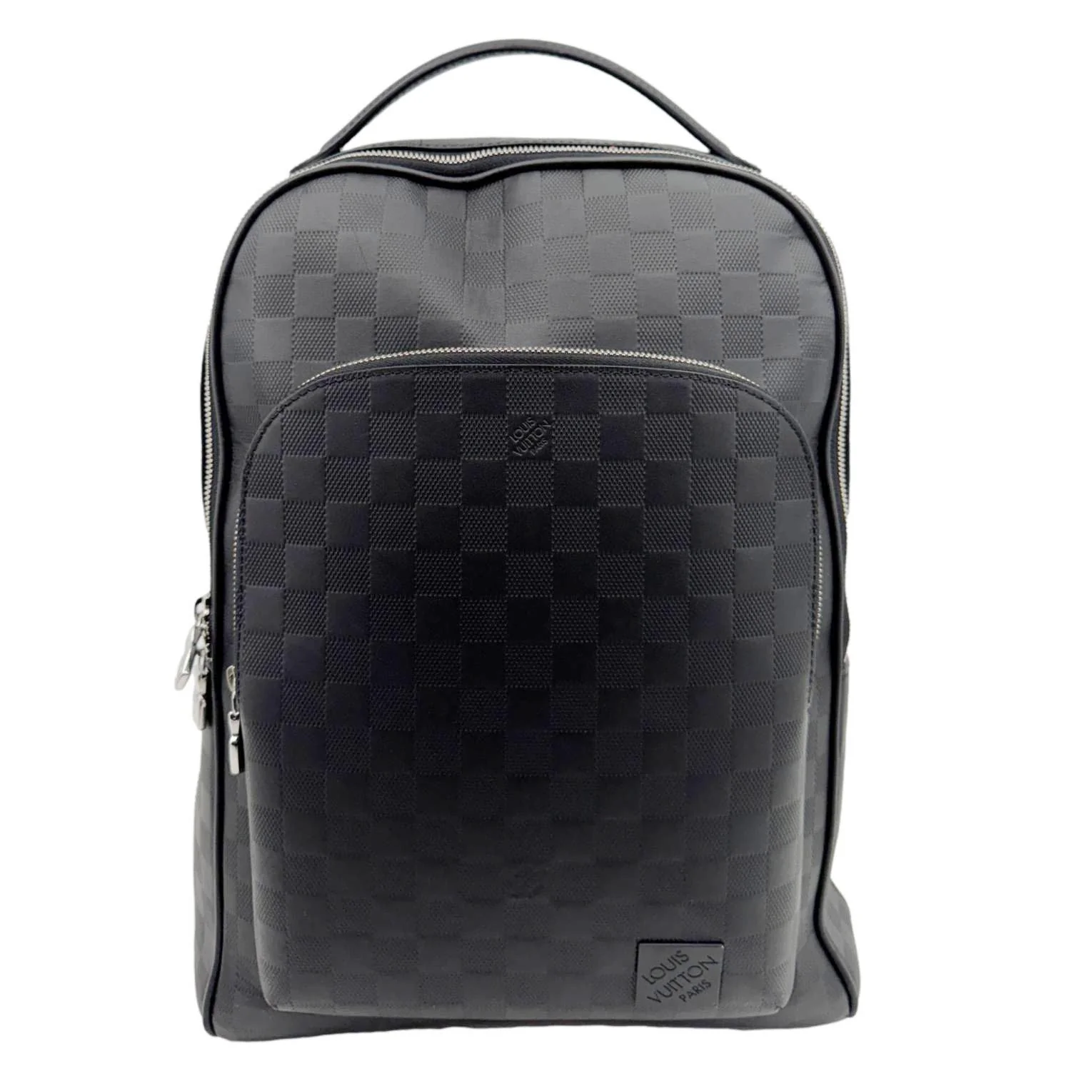 LOUIS VUITTON Avenue Damier Infini Leather Backpack Bag Black