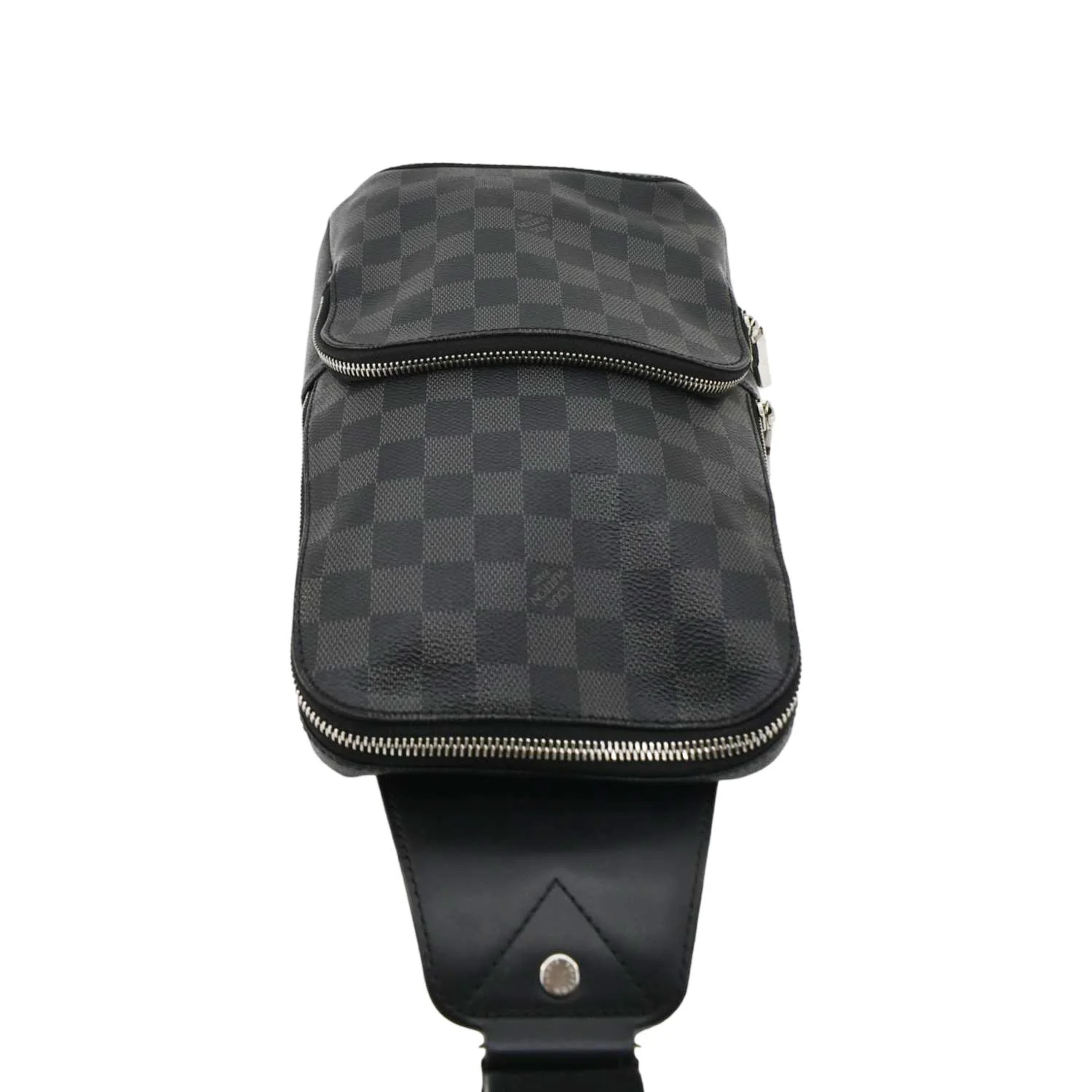 LOUIS VUITTON Avenue Sling Damier Graphite Backpack Bag Black - Image 5