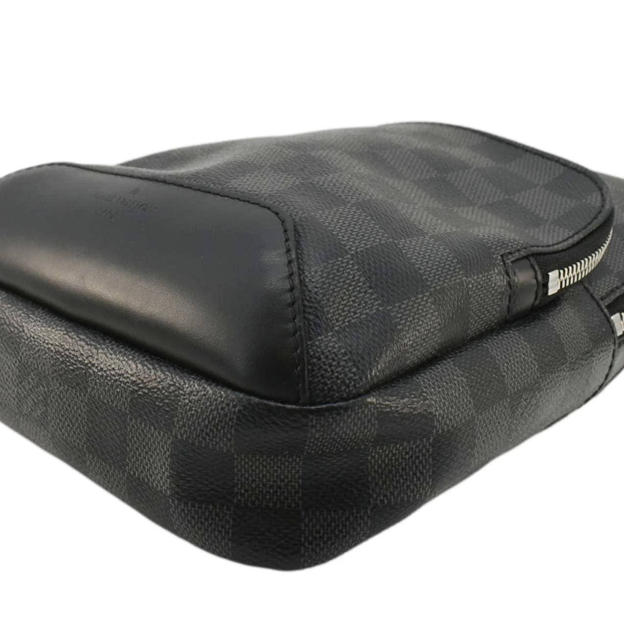 LOUIS VUITTON Avenue Sling Damier Graphite Backpack Bag Black - Image 9