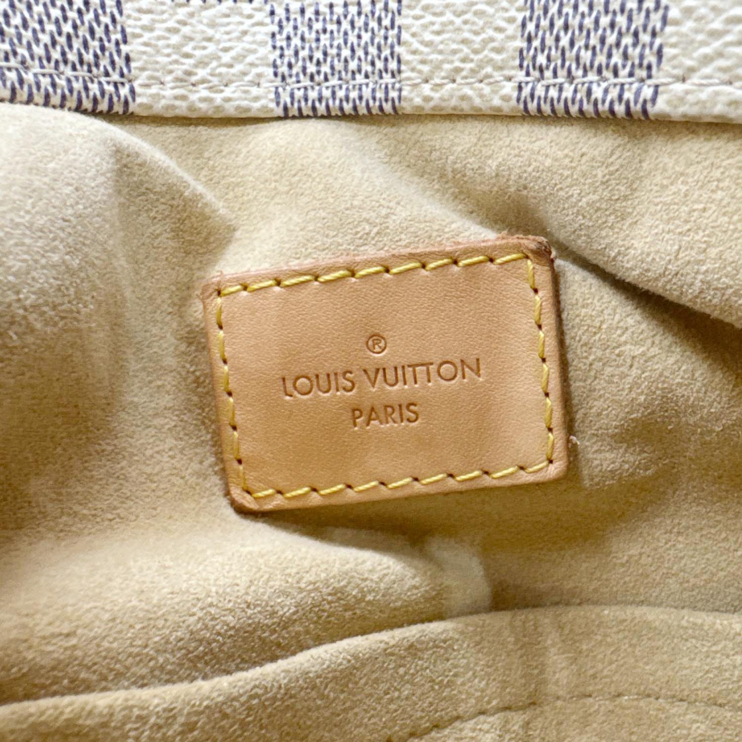LOUIS VUITTON Artsy MM Damier Azur Hobo Bag White - Image 16