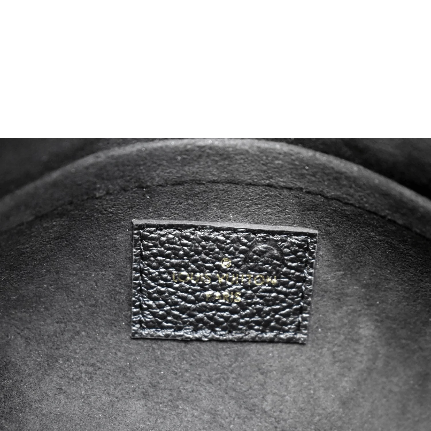 LOUIS VUITTON Bagatelle Monogram Empreinte Shoulder Bag Black - Image 11