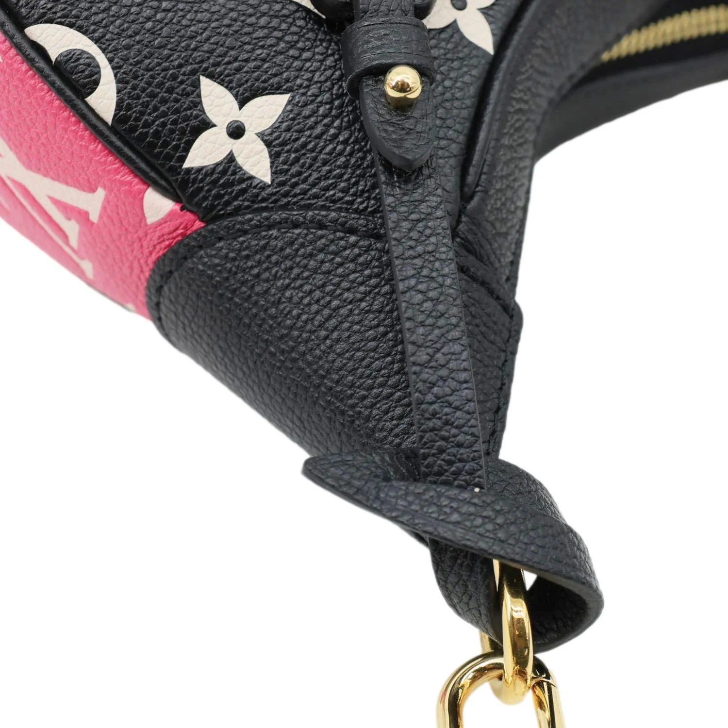 LOUIS VUITTON Bagatelle NM Spring In The City Empreinte Monogram Leather Shoulder Bag Pink - Image 6