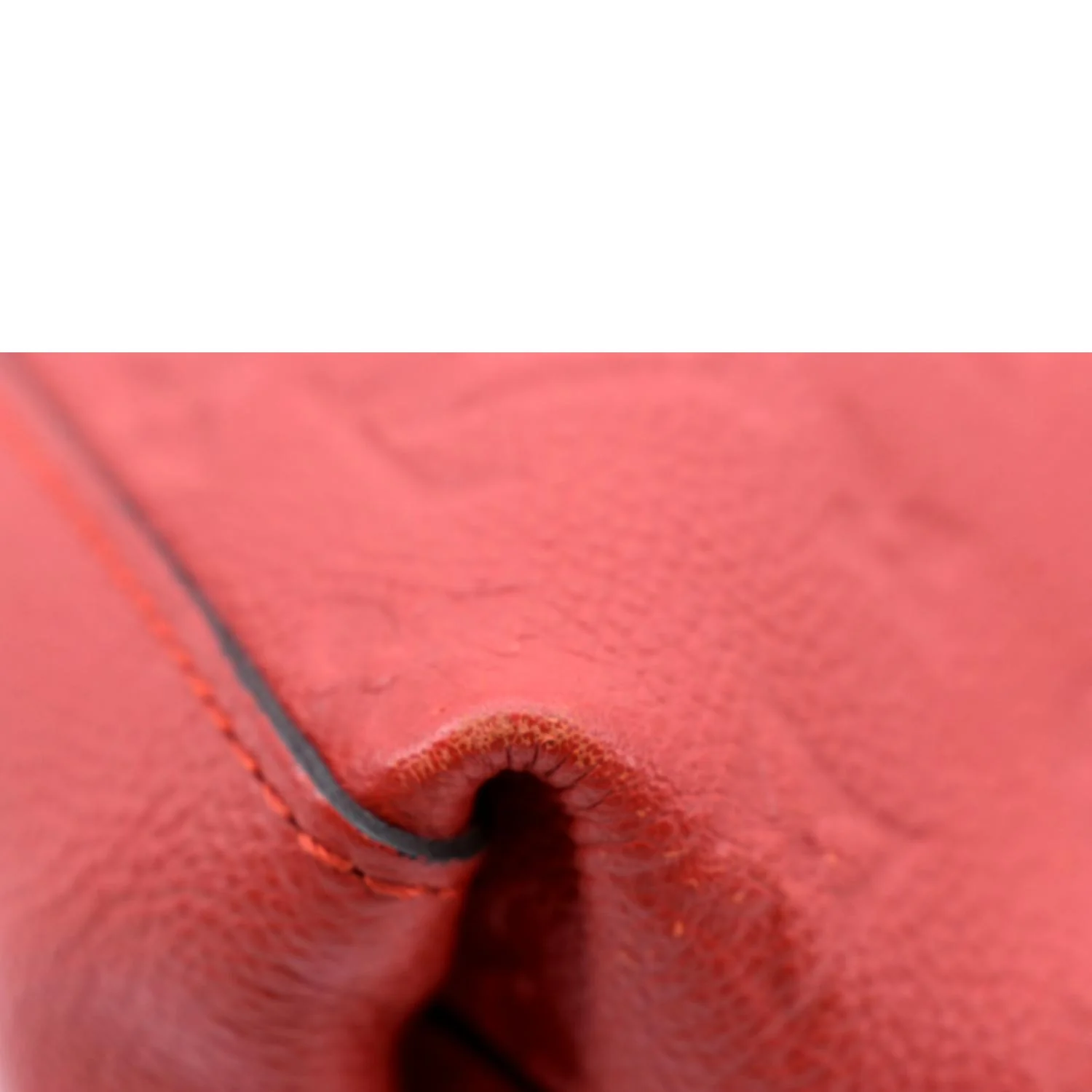 LOUIS VUITTON Bastille PM Empreinte Leather Shoulder Bag Red - Image 10