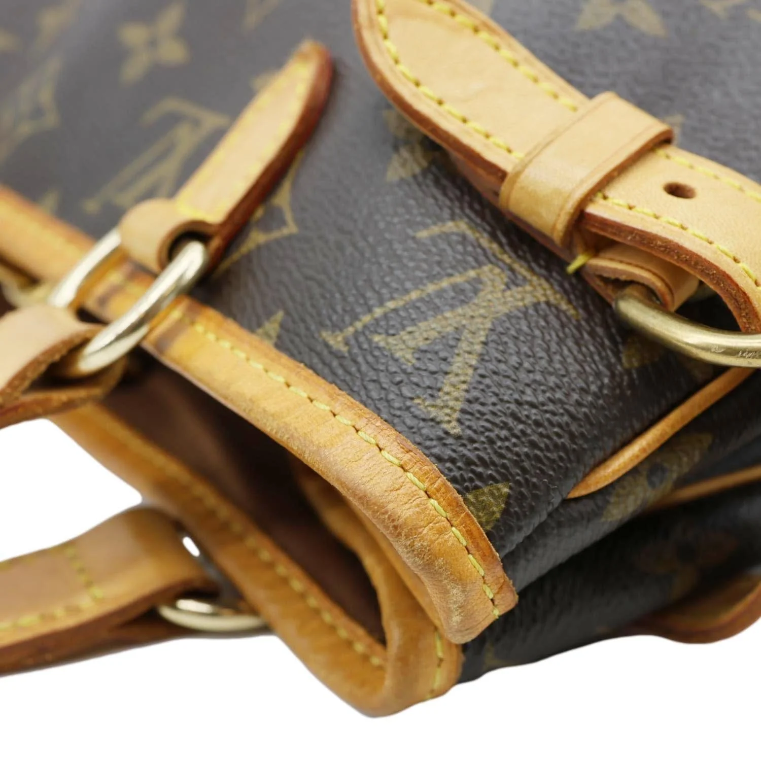 LOUIS VUITTON Batignolles Vertical Monogram Canvas Tote Bag Brown - Image 6