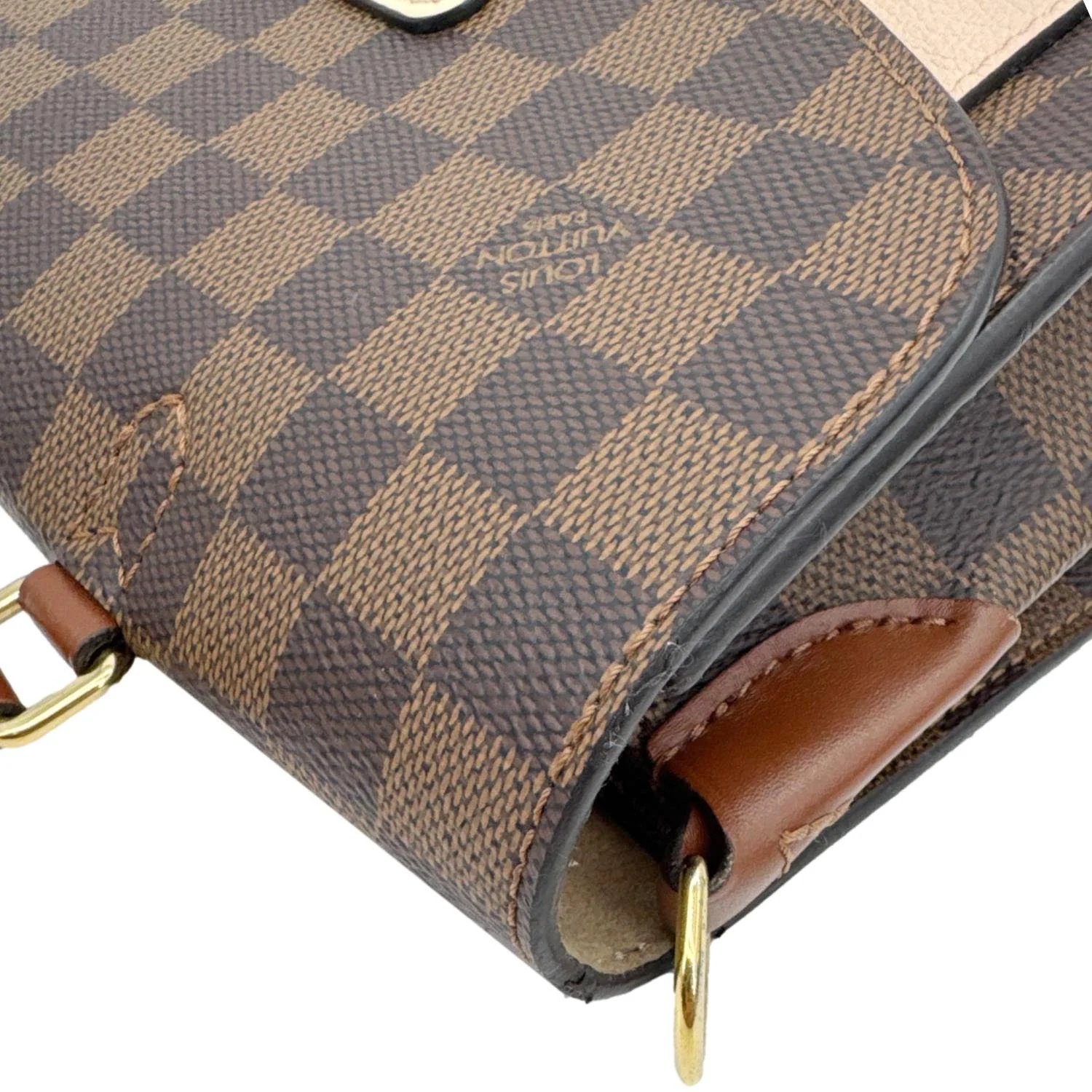 LOUIS VUITTON Beaumarchais Damier Ebene Shoulder Bag Brown - Image 6