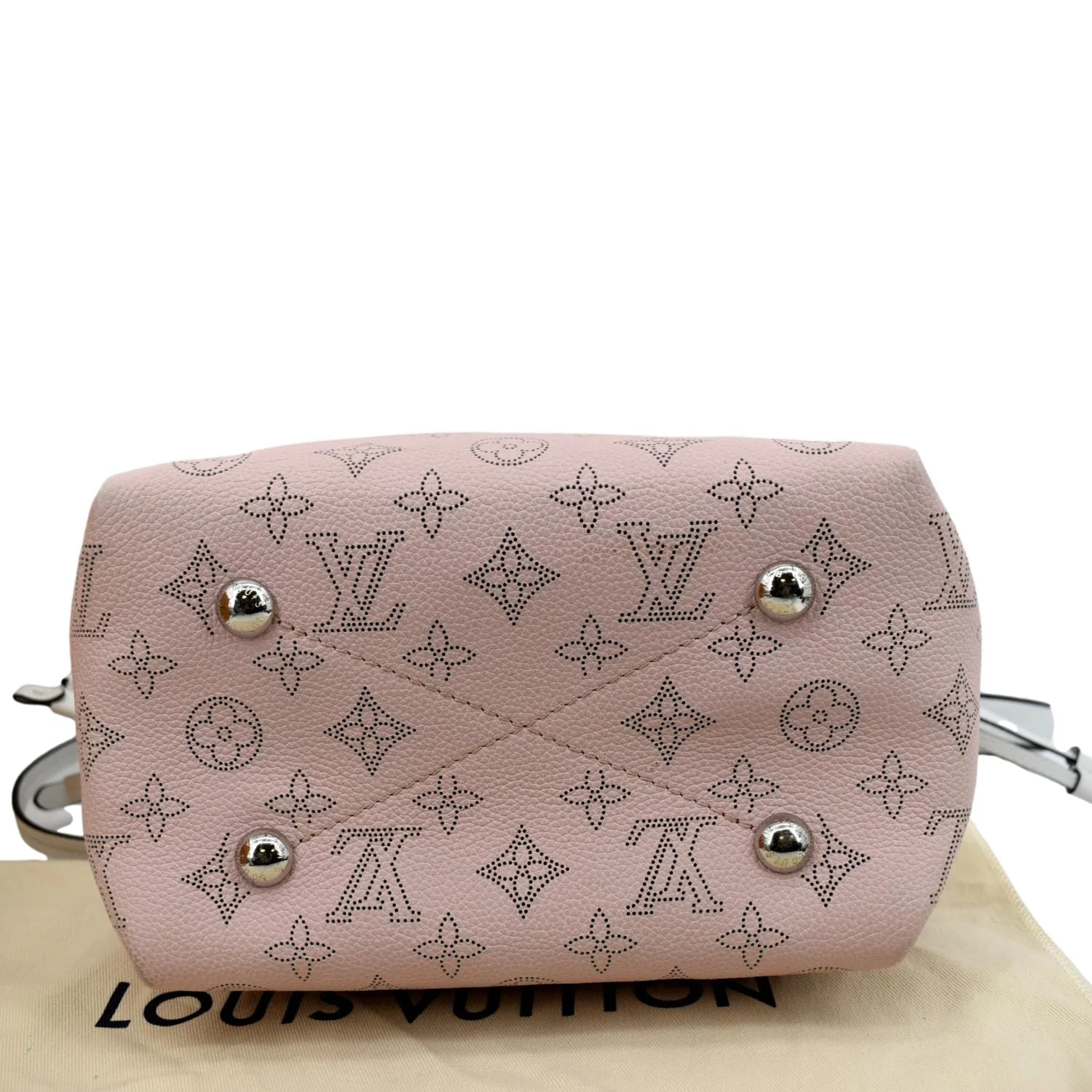 LOUIS VUITTON Bella Mahina Calf Leather Crossbody Bag Lilas - Image 10